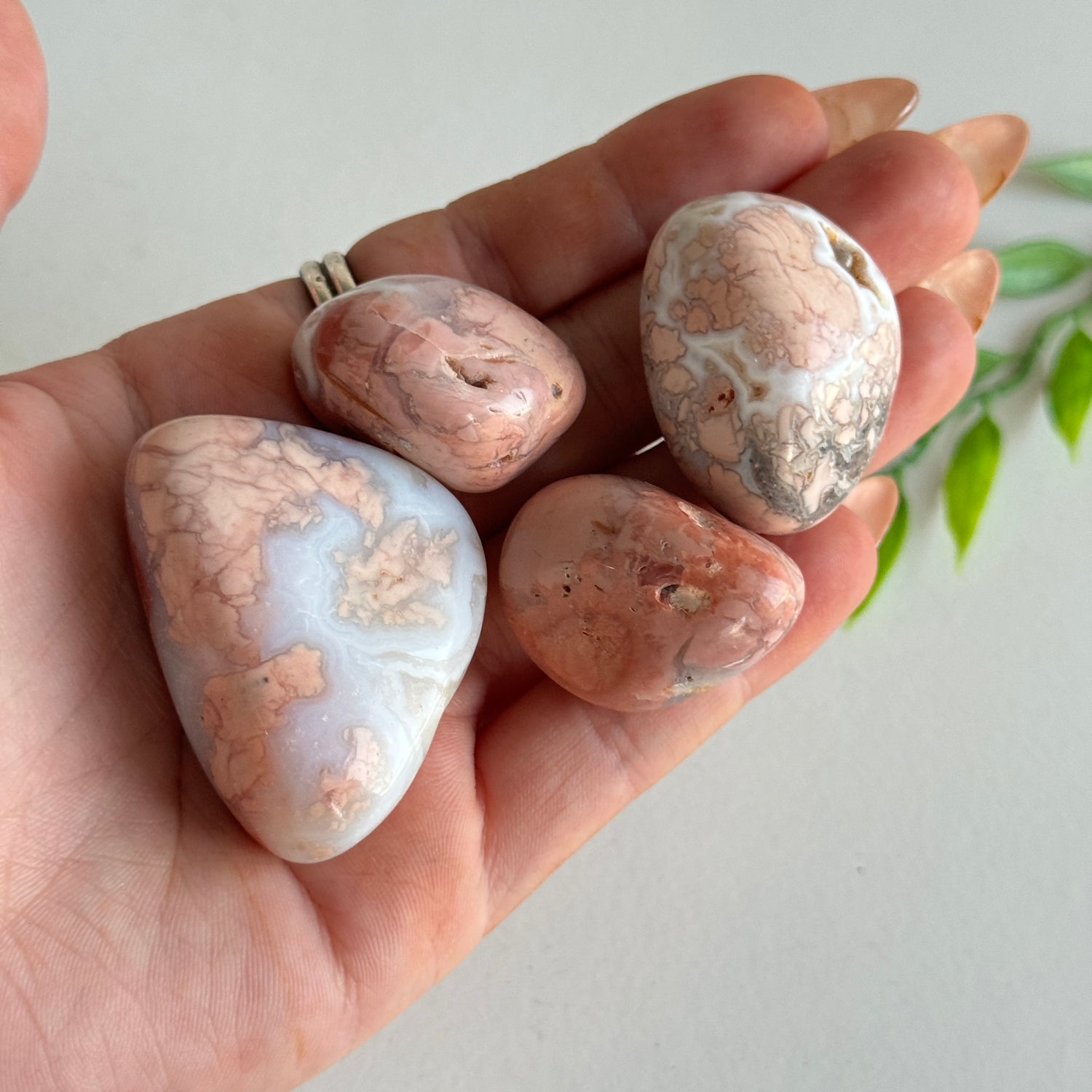 Pink Agate Tumble