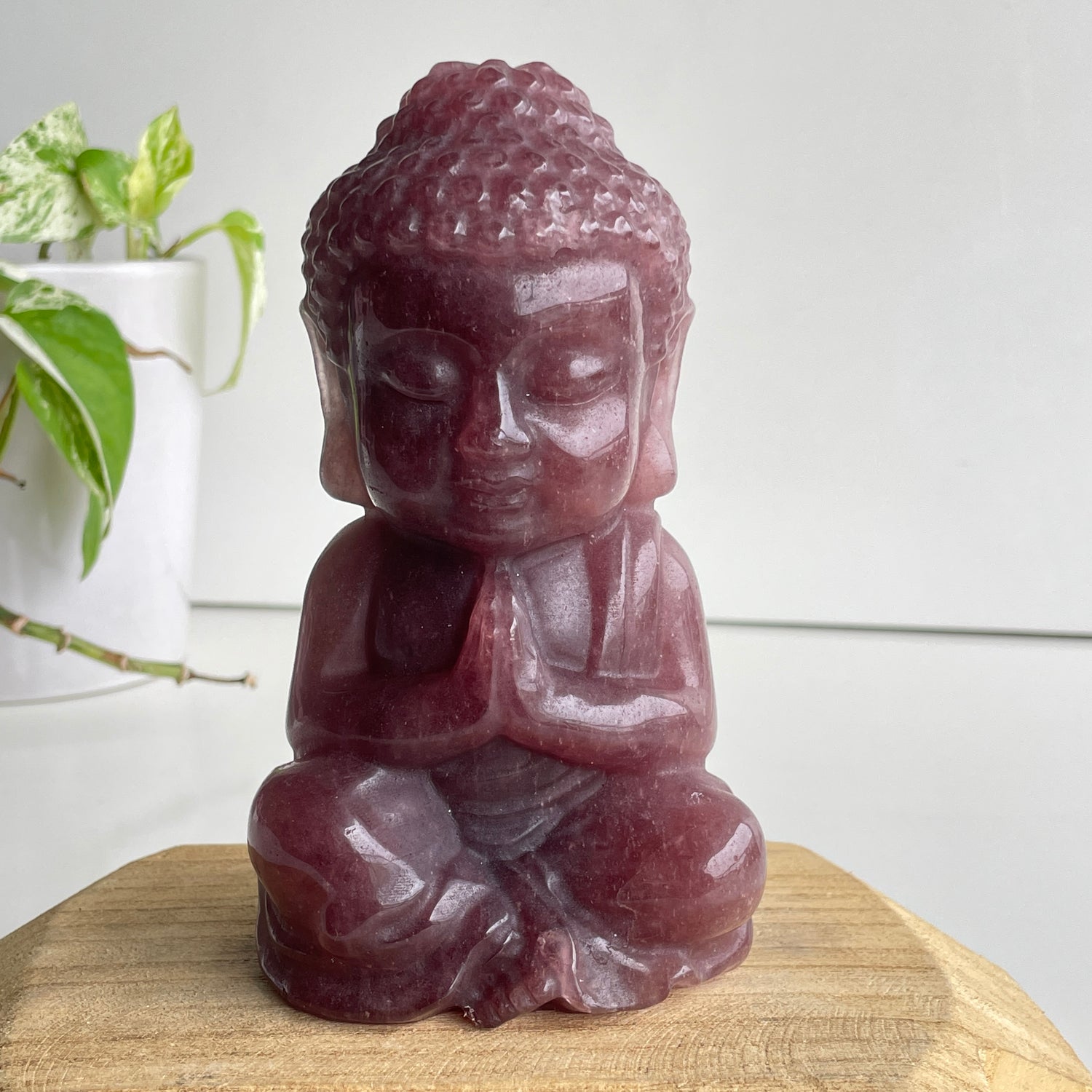 Strawberry Quartz Buddha 10