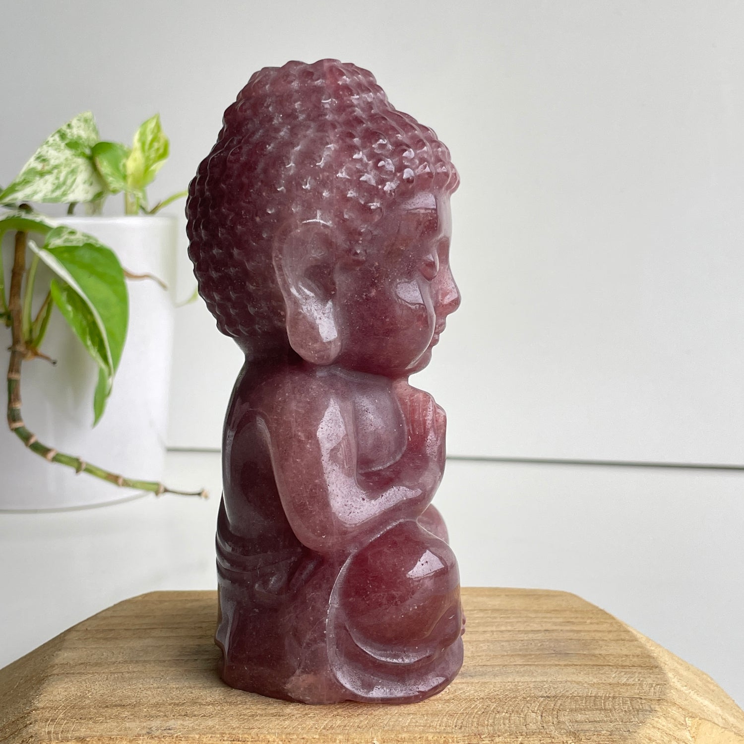 Strawberry Quartz Buddha 10