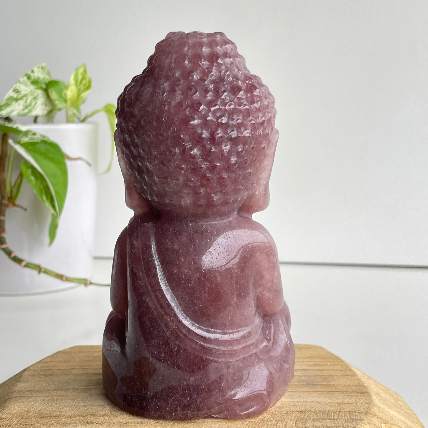 Strawberry Quartz Buddha 10