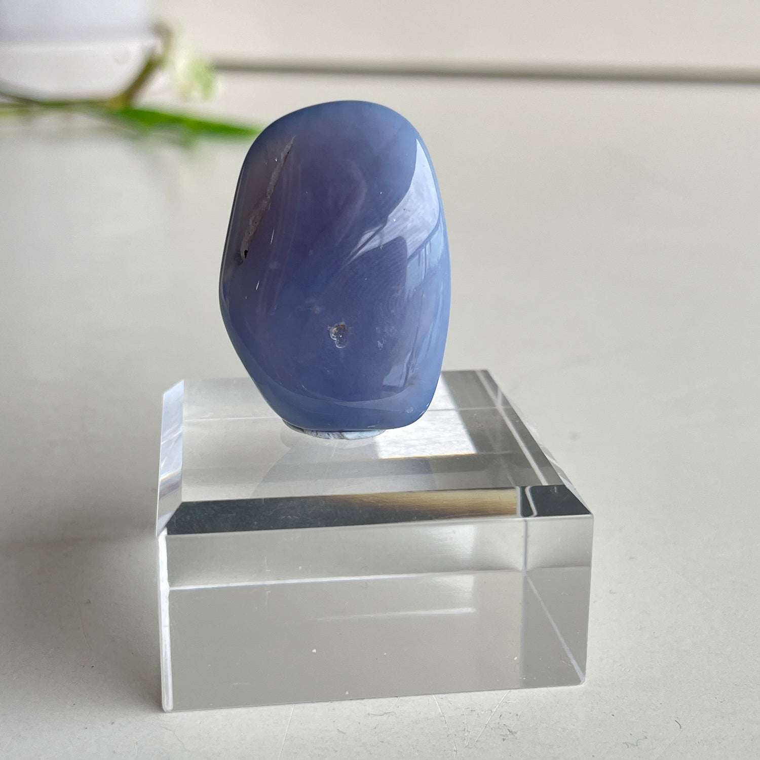AA Grade Blue Calcedony Pce