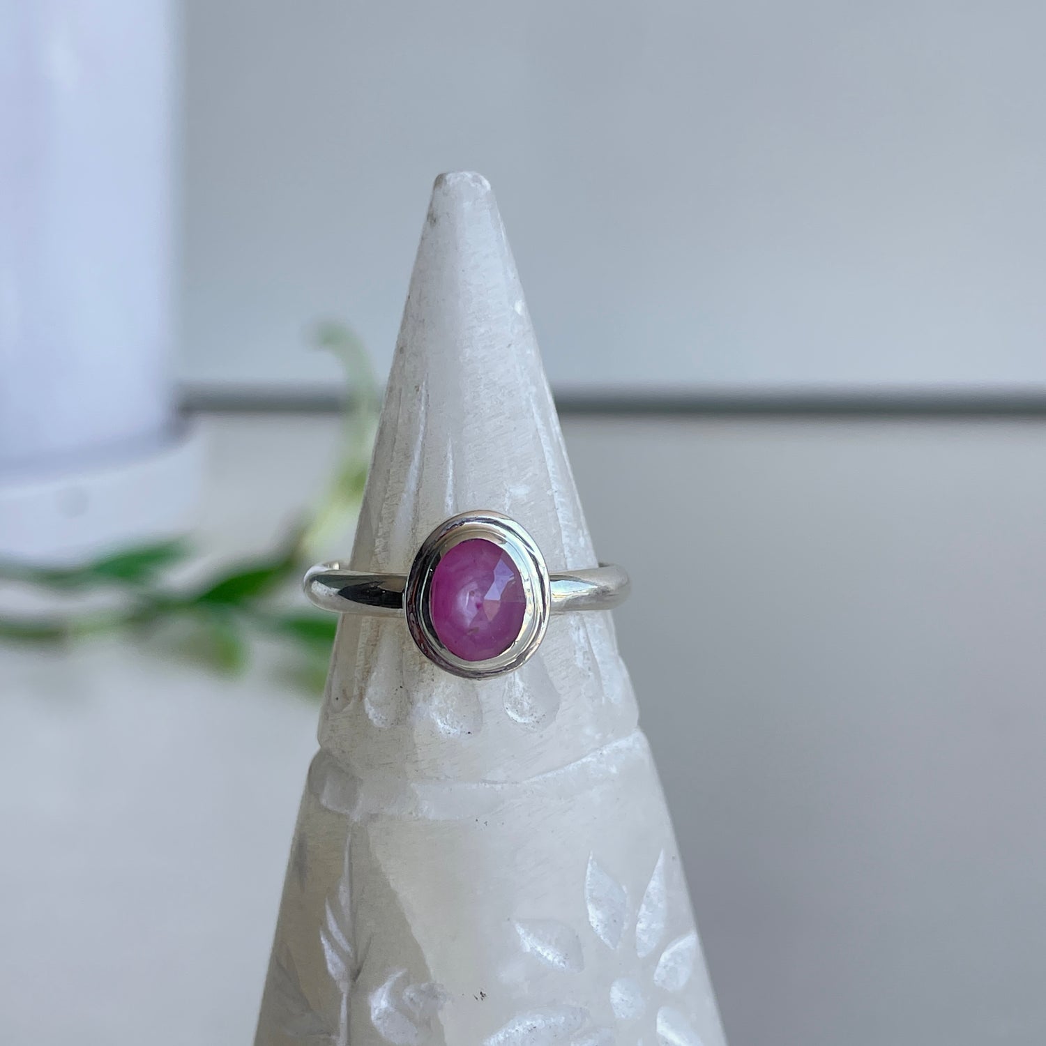 Pink Sapphire Ring Sz7.5