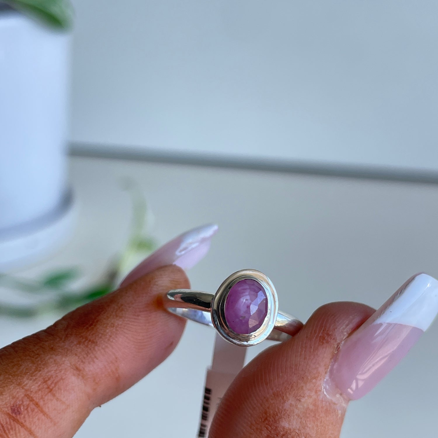 Pink Sapphire Ring Sz7.5