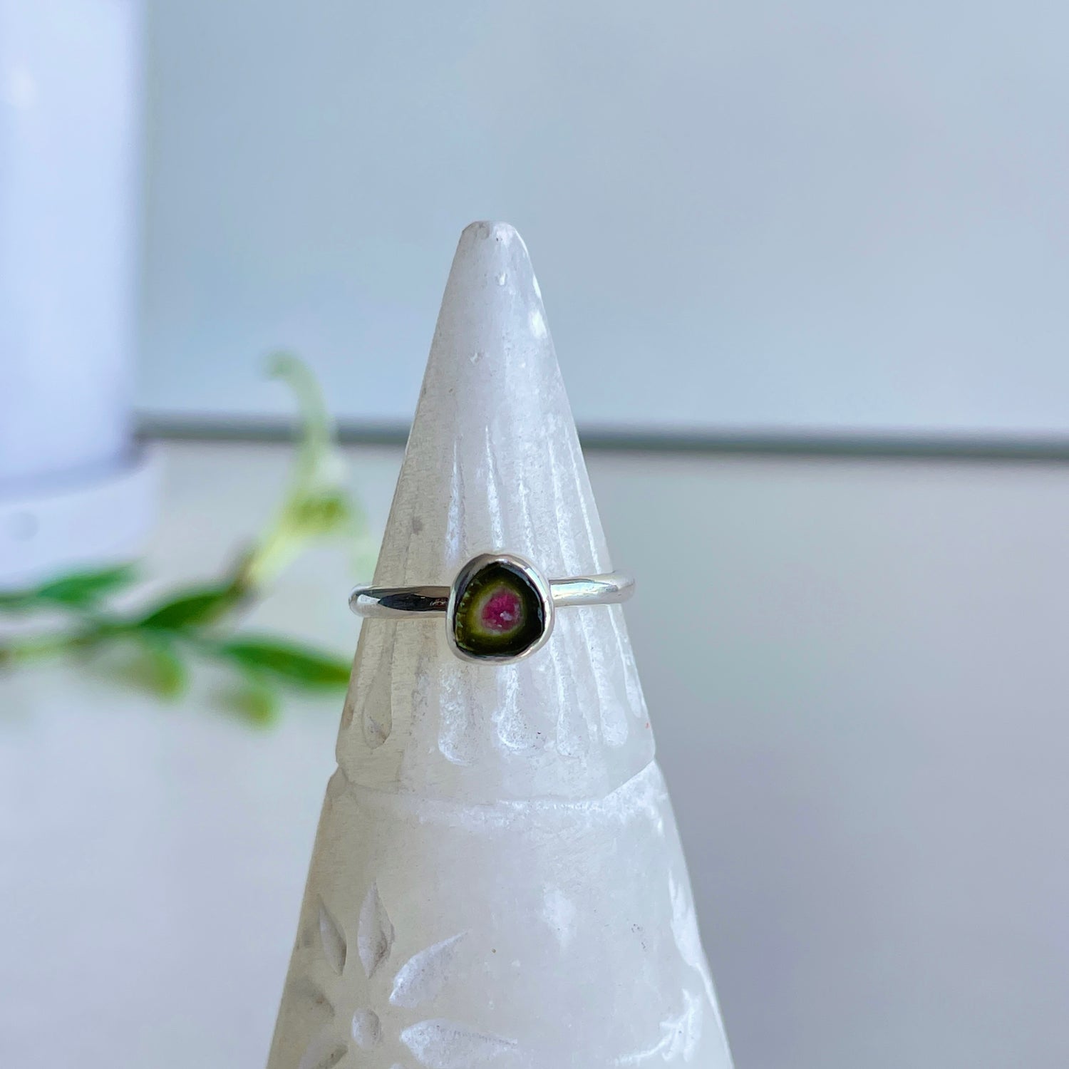 Watermelon Tourmaline Ring Sz5.5