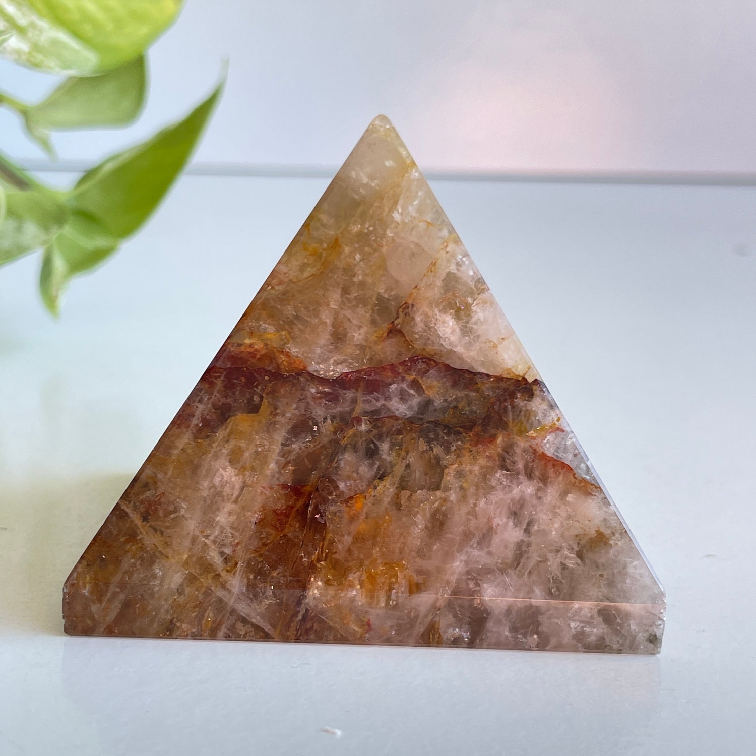 Golden Healer Quartz Pyramid 334g
