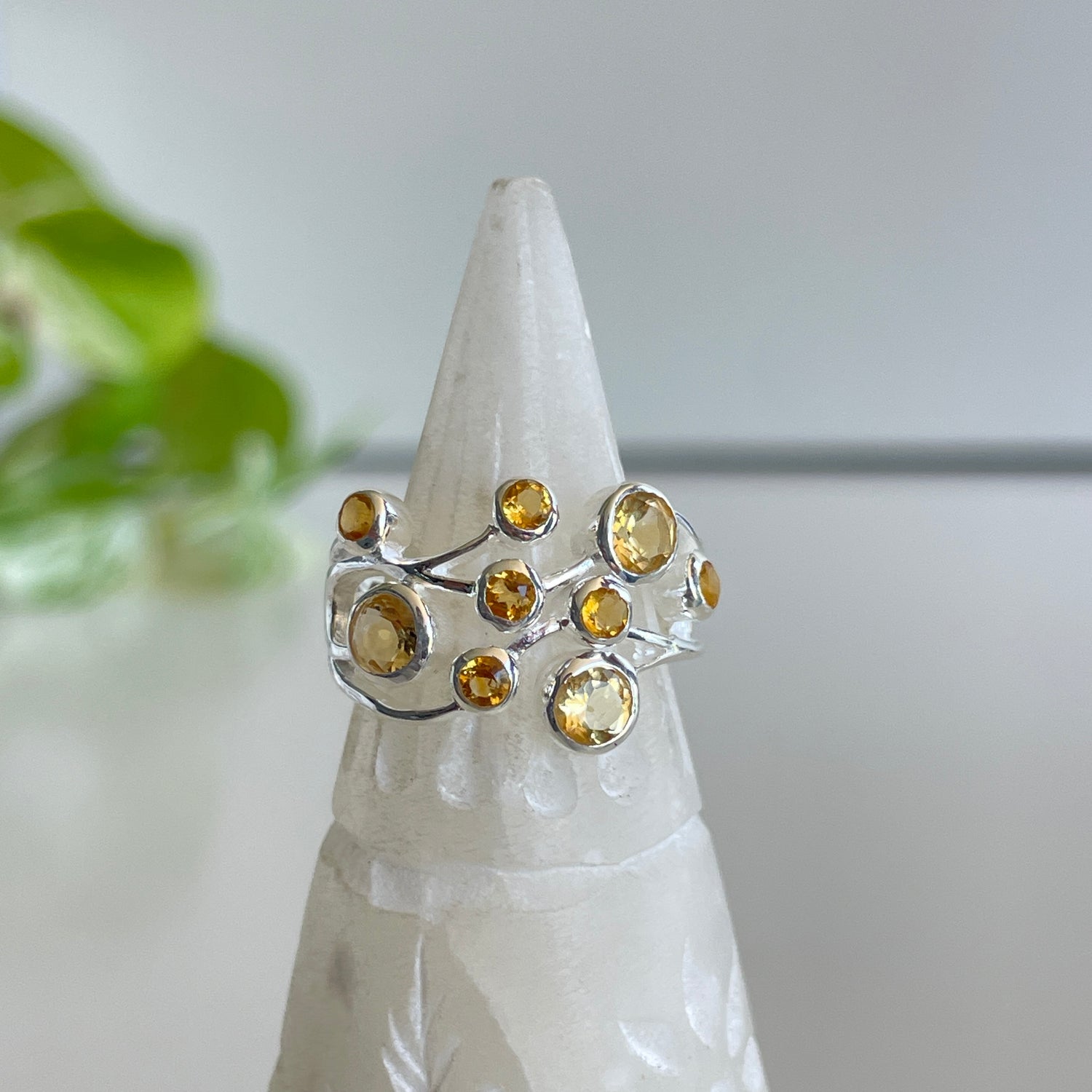 Citrine Multi Stone Ring R3804