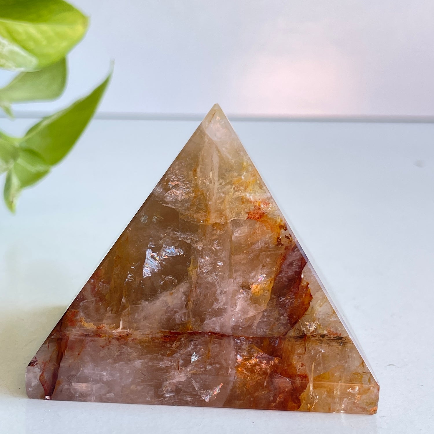 Golden Healer Quartz Pyramid 334g