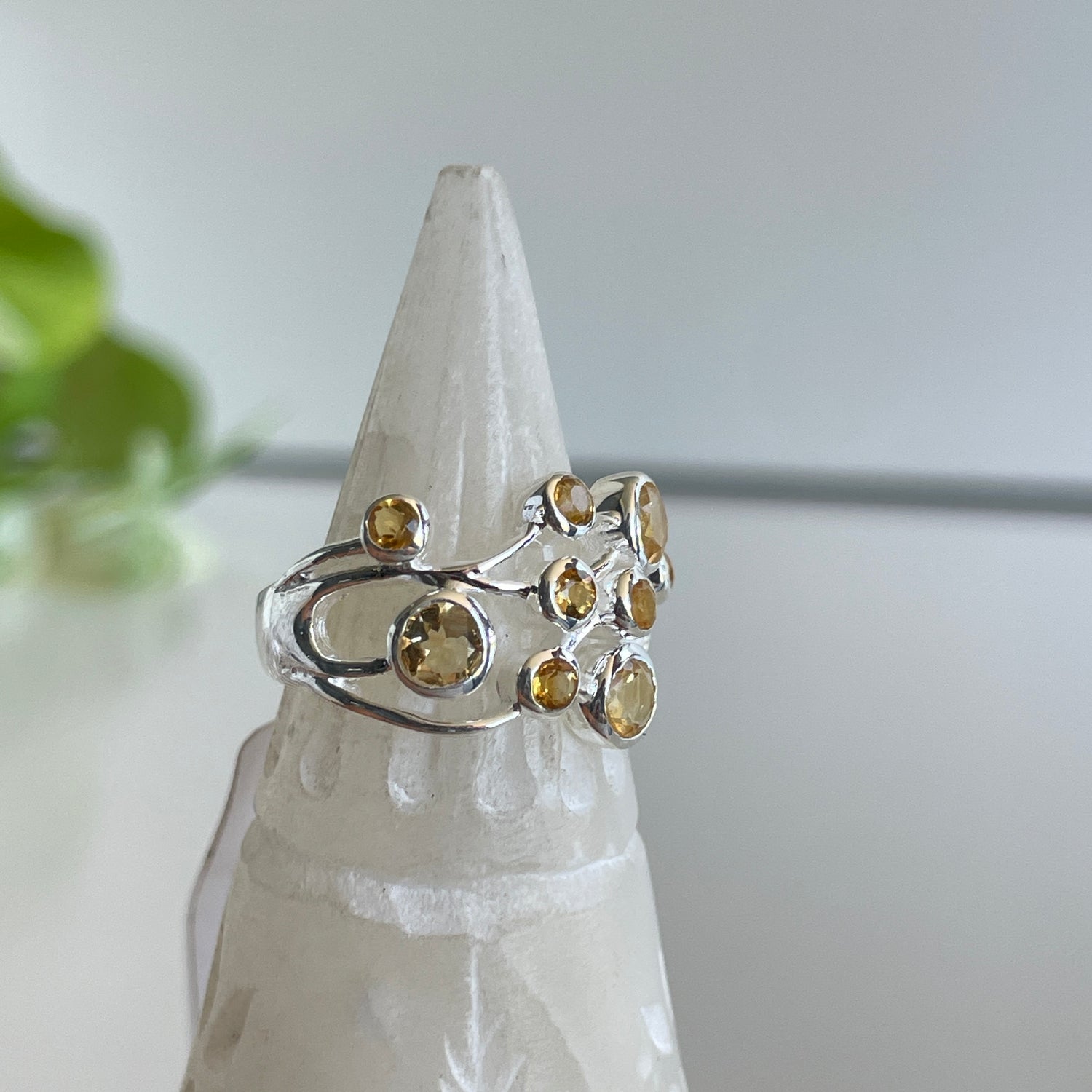 Citrine Multi Stone Ring R3804