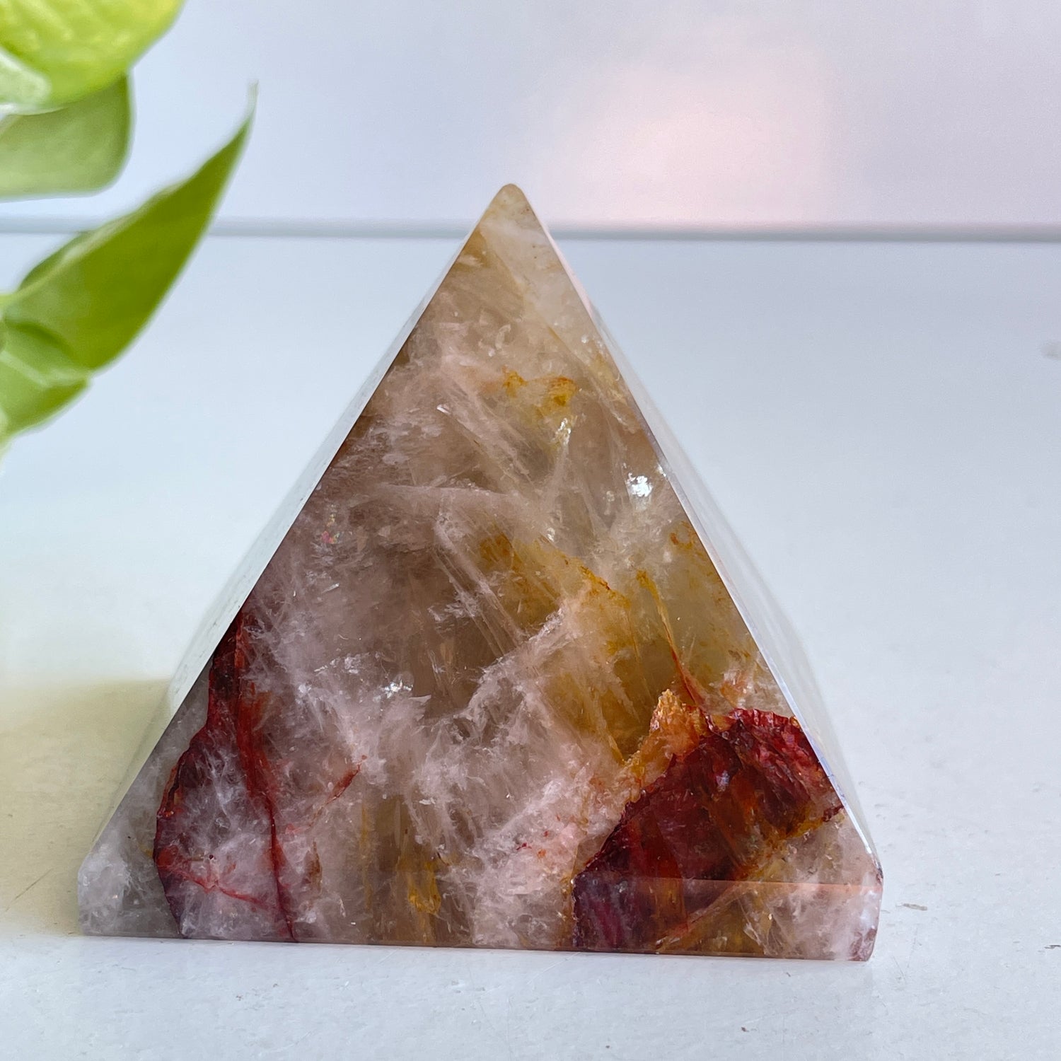 Golden Healer Quartz Pyramid 334g