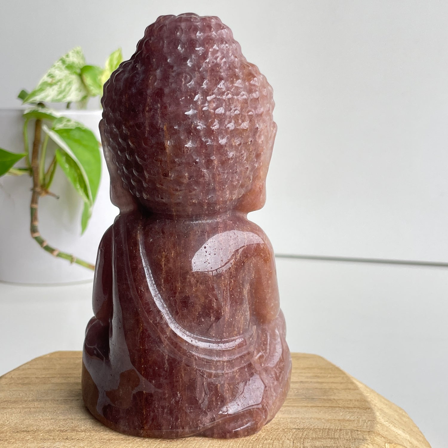 Strawberry Quartz Buddha 7