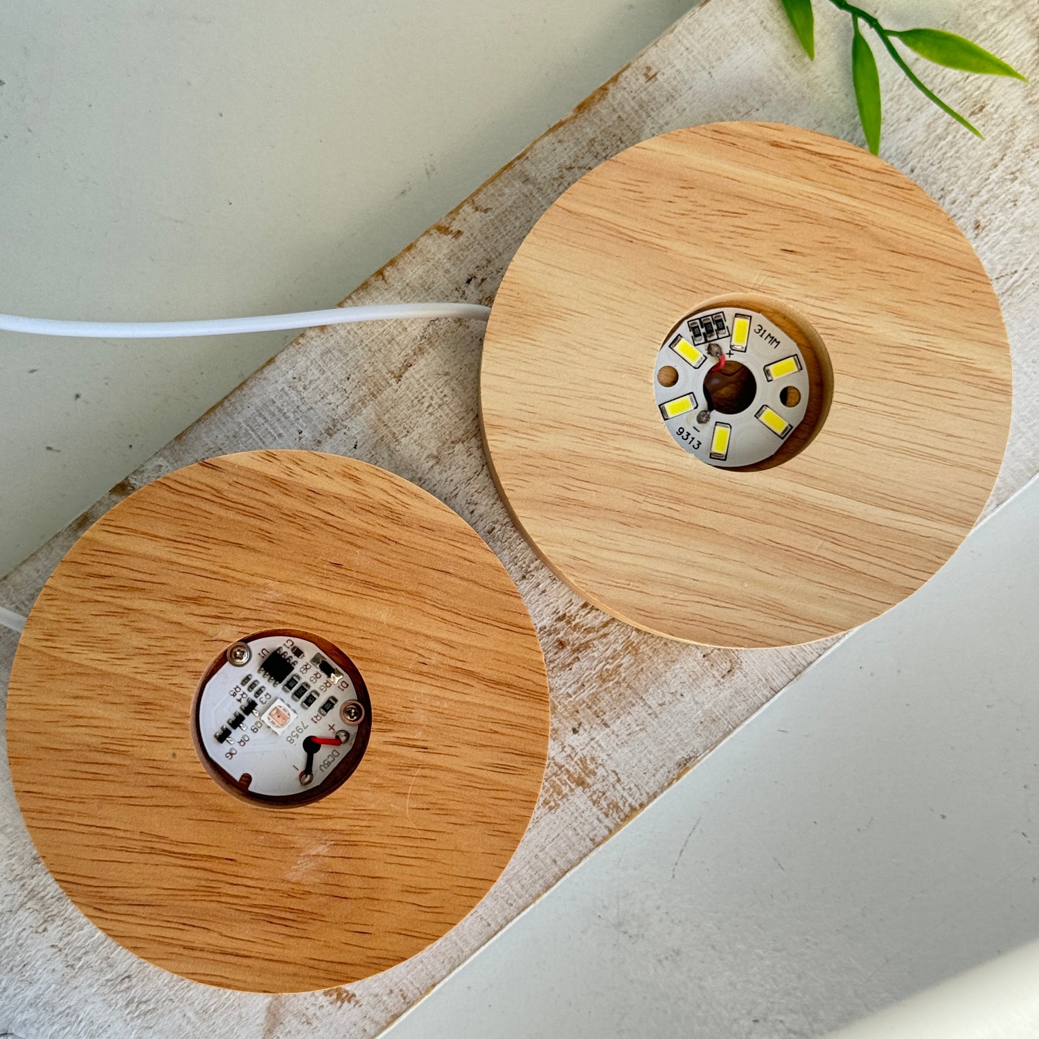 USB Round Light Base 10cm