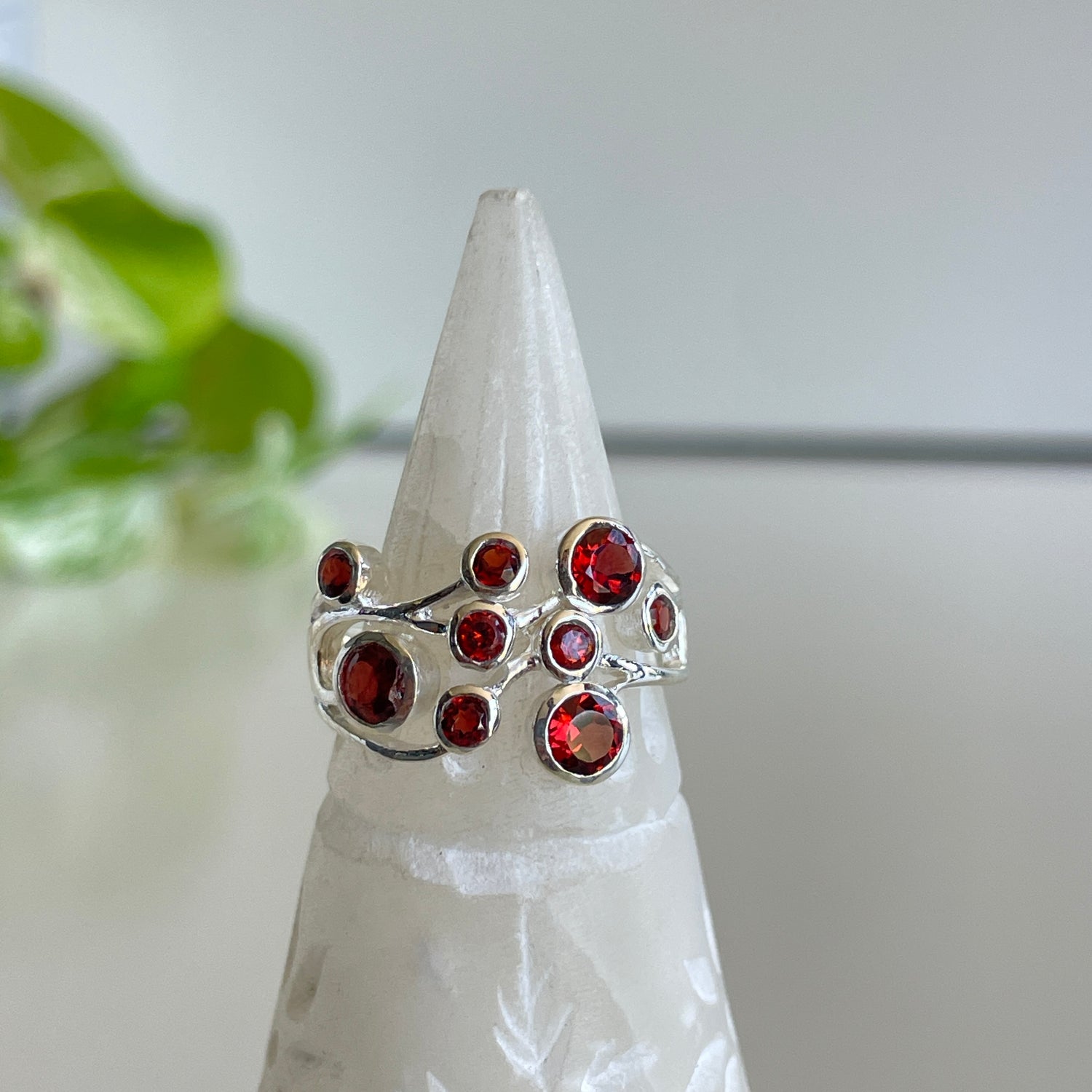 Garnet Multi Stone Ring R3804