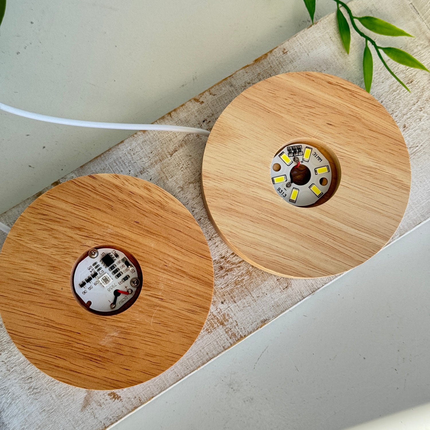USB Round Light Base 10cm