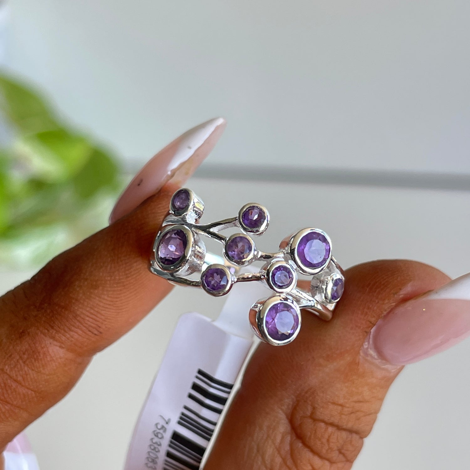 Amethyst Multi Stone Ring R3804