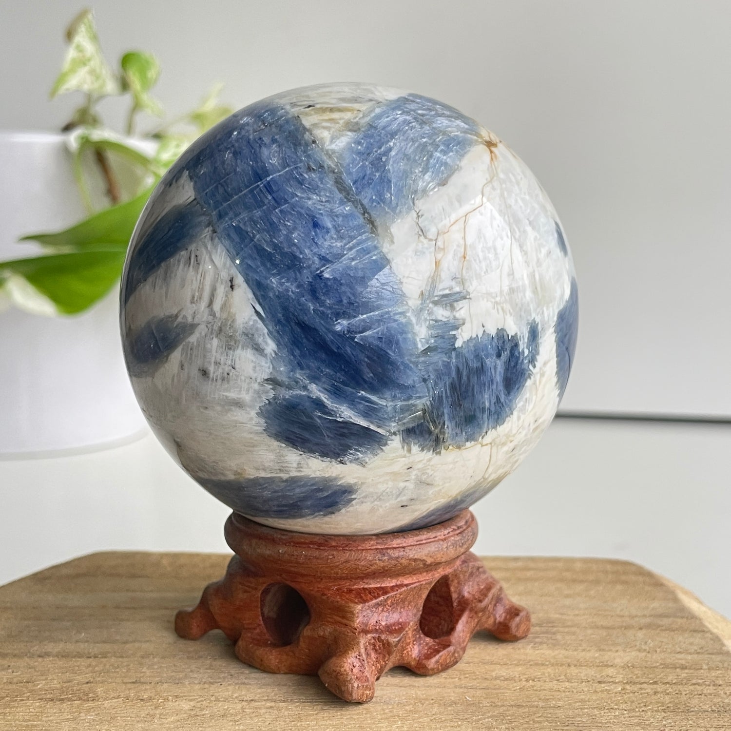 Blue Kyanite Sphere 8.4cm