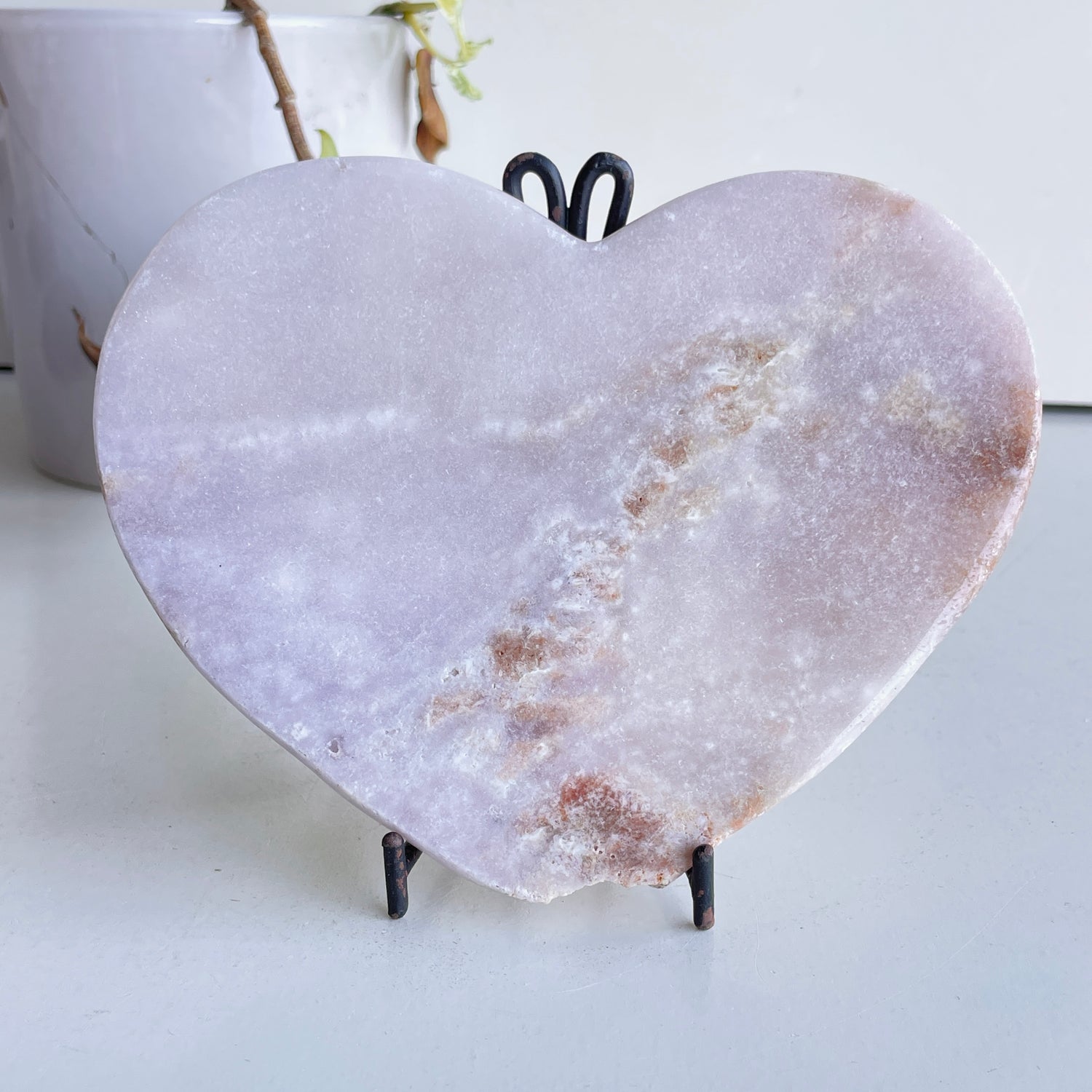 Pink Amethyst Heart 140g