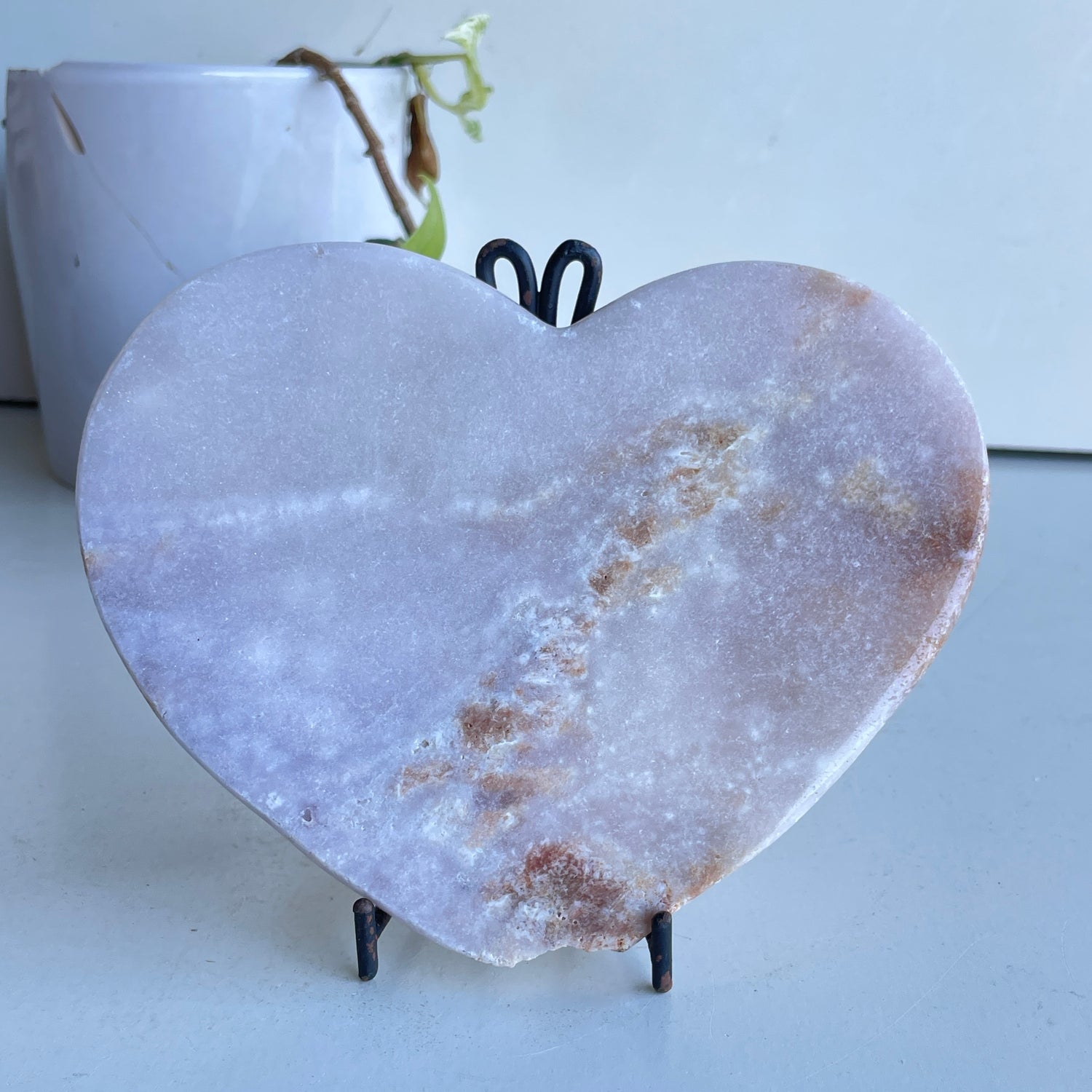 Pink Amethyst Heart 140g