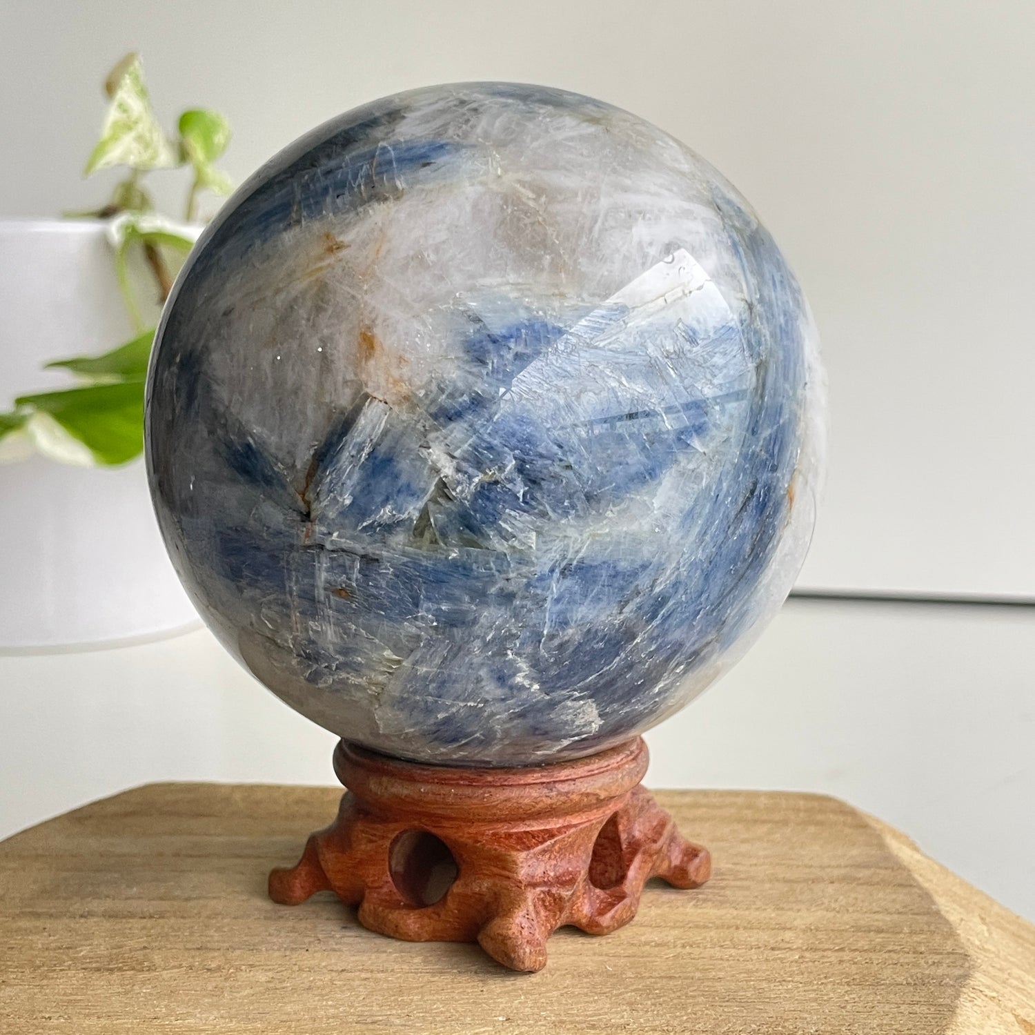 Blue Kyanite Sphere 9.9cm