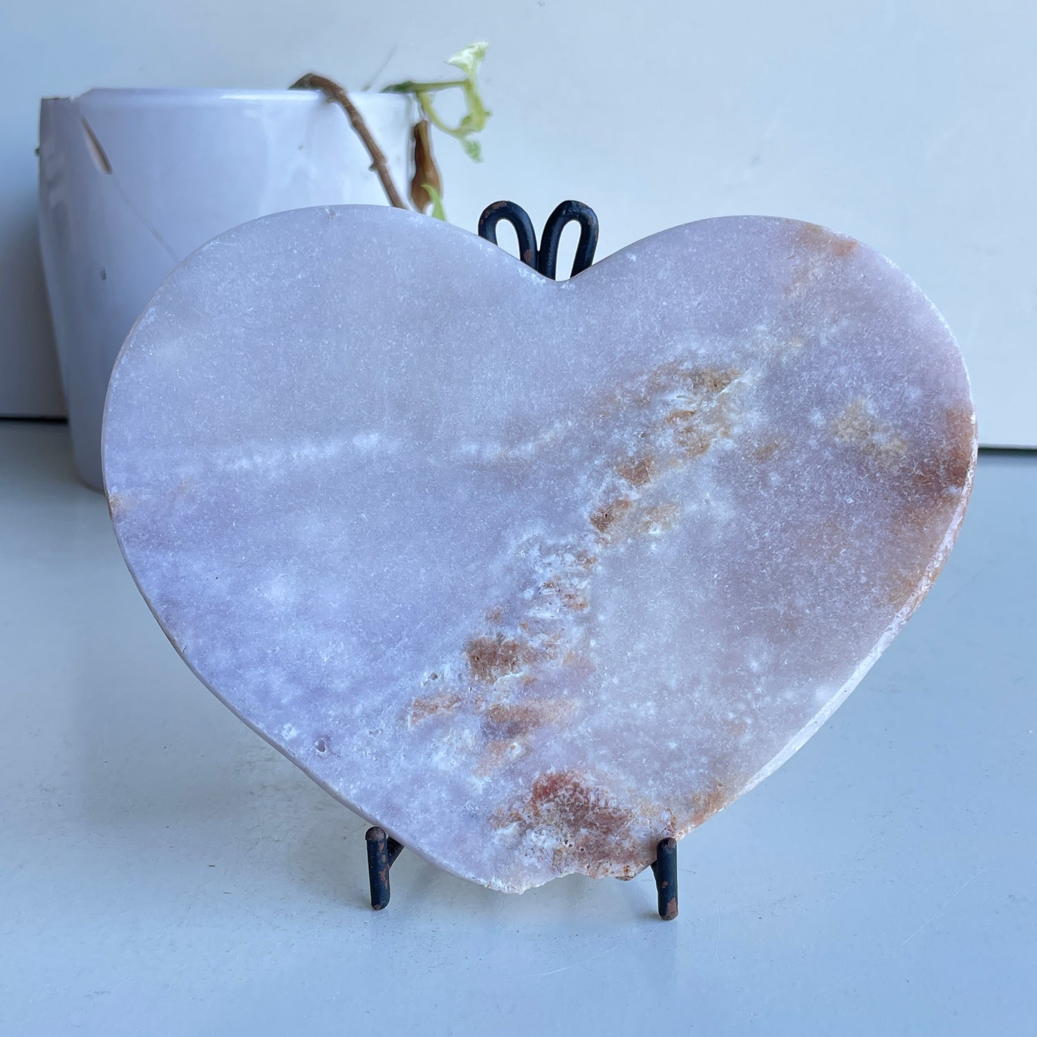 Pink Amethyst Heart 140g