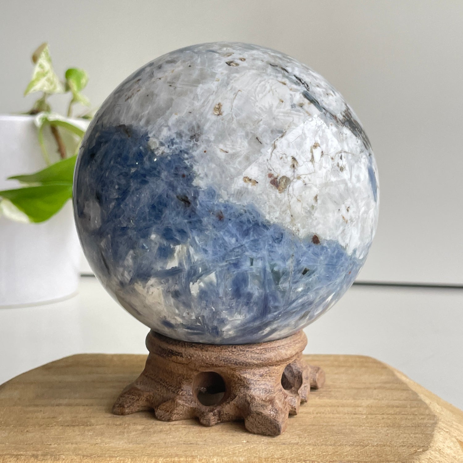 Blue Kyanite Sphere 10.2cm