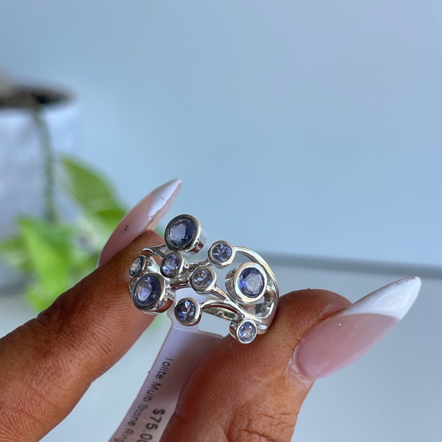 Iolite Multi Stone Ring R3804