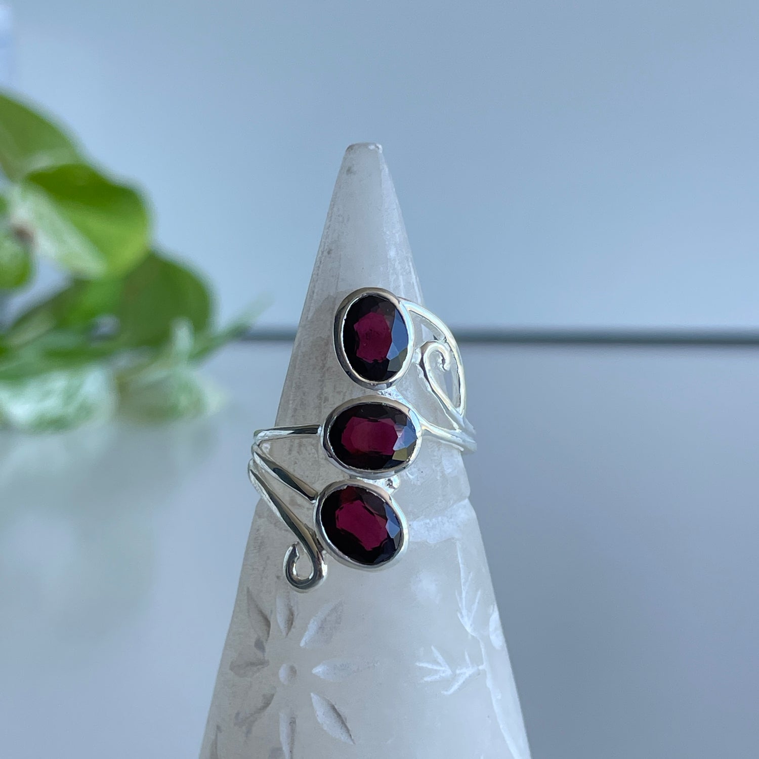 Garnet Multi Stone Ring