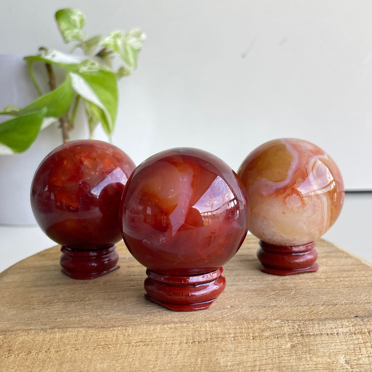 Carnelian Sphere 4.5cm - 5cm