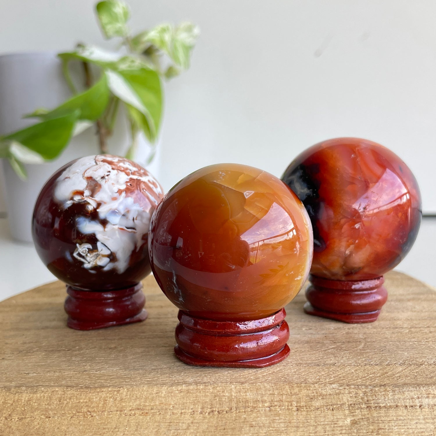 Carnelian Sphere 4cm - 4.5cm