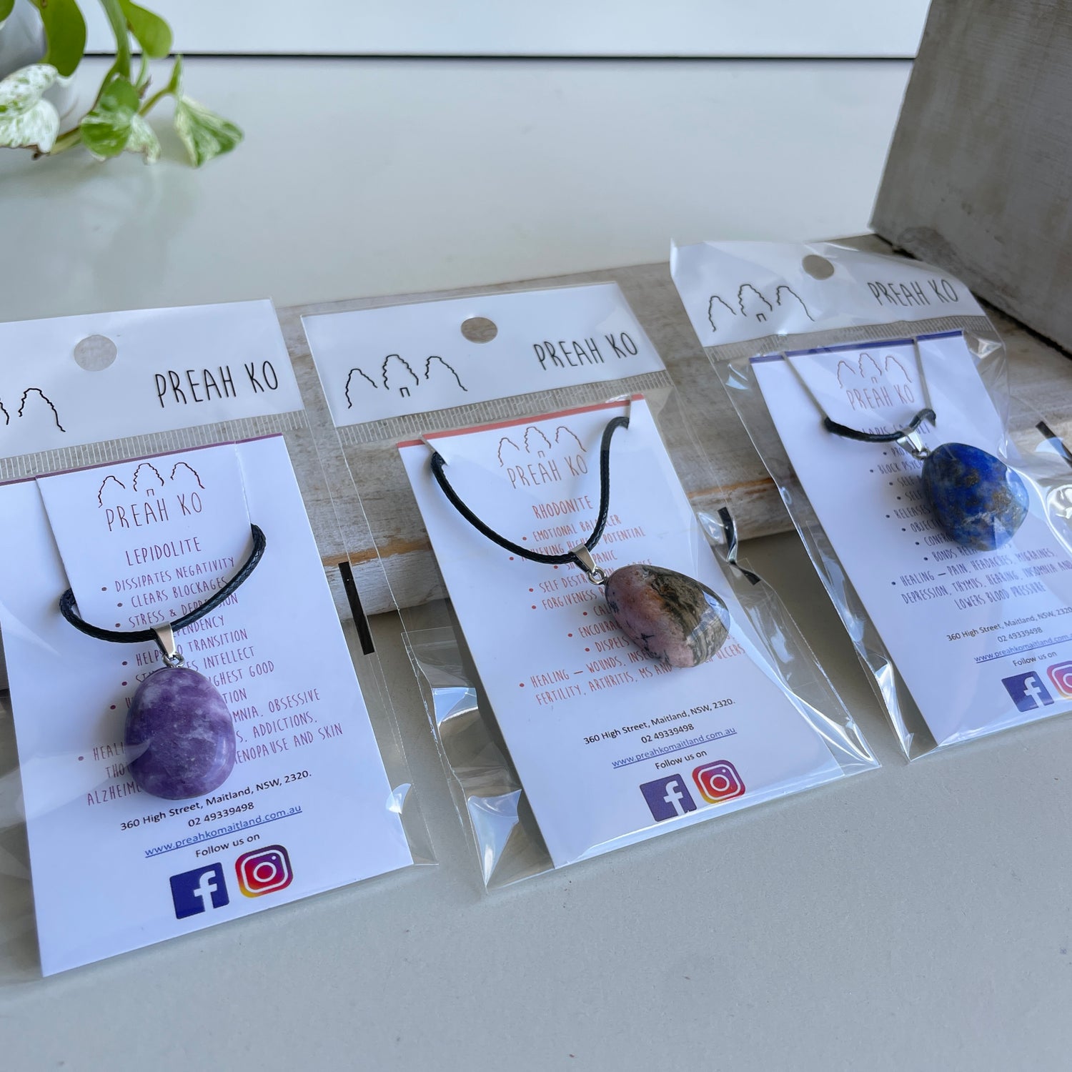 Tumble Crystal Necklace