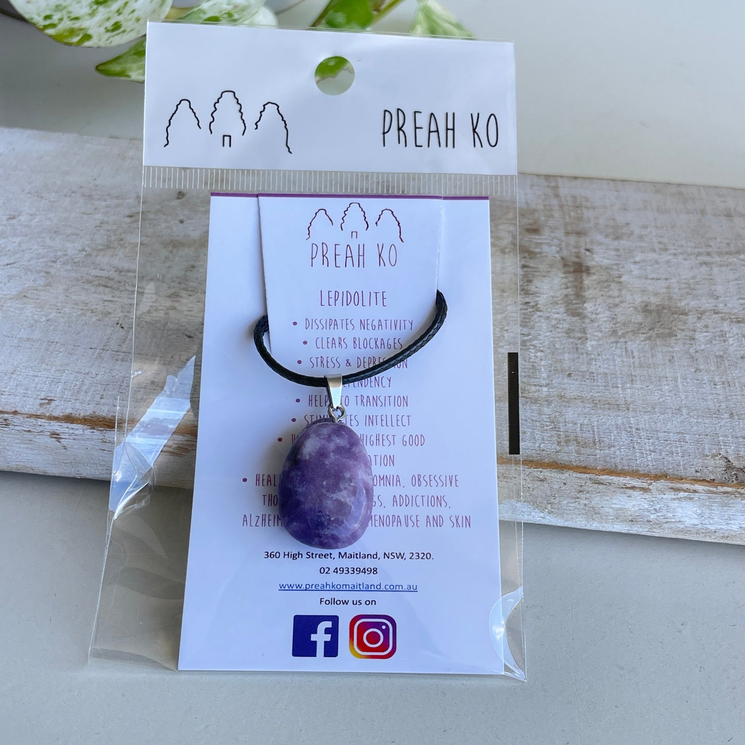 Tumble Crystal Necklace