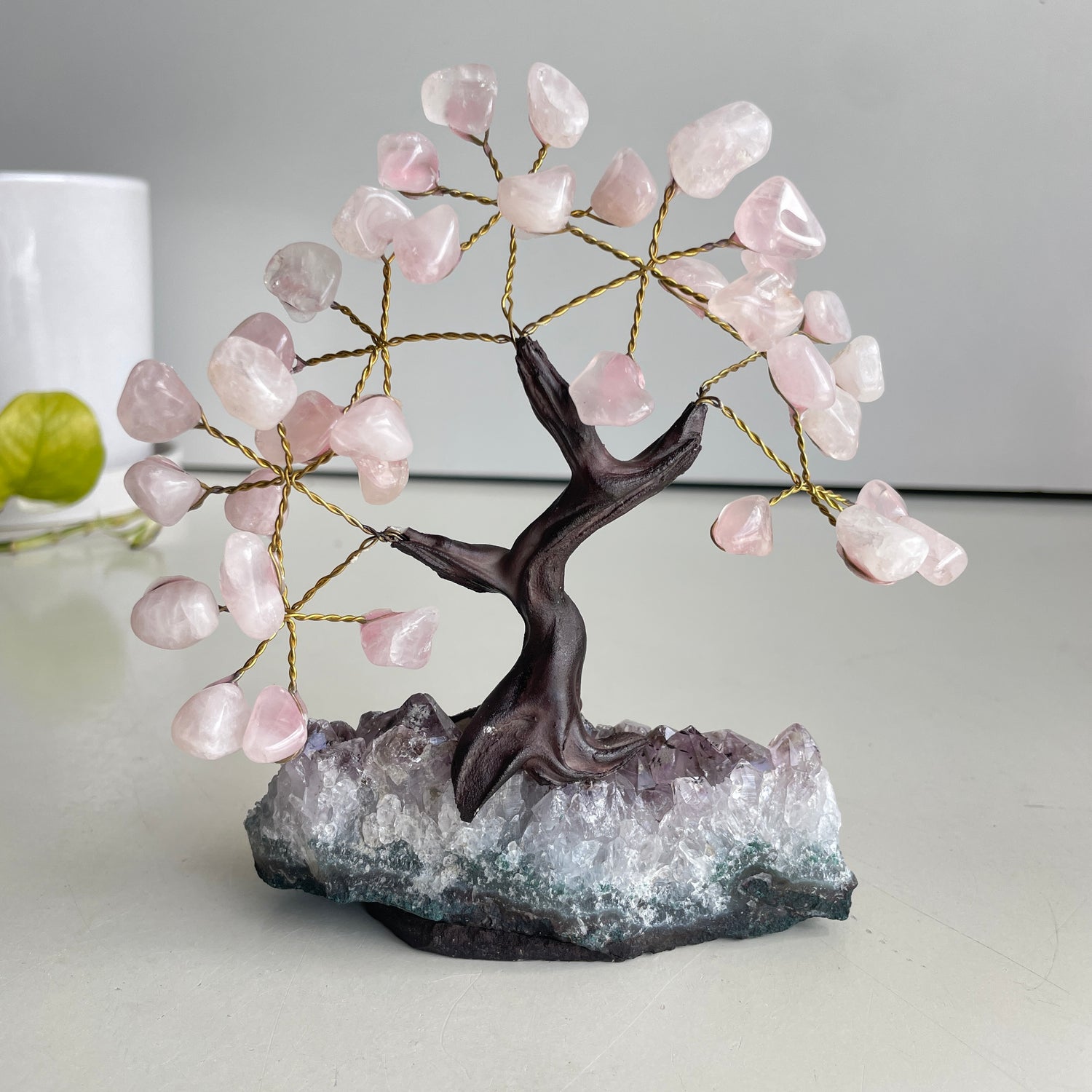 Crystal Tree With Amethyst Cluster Base