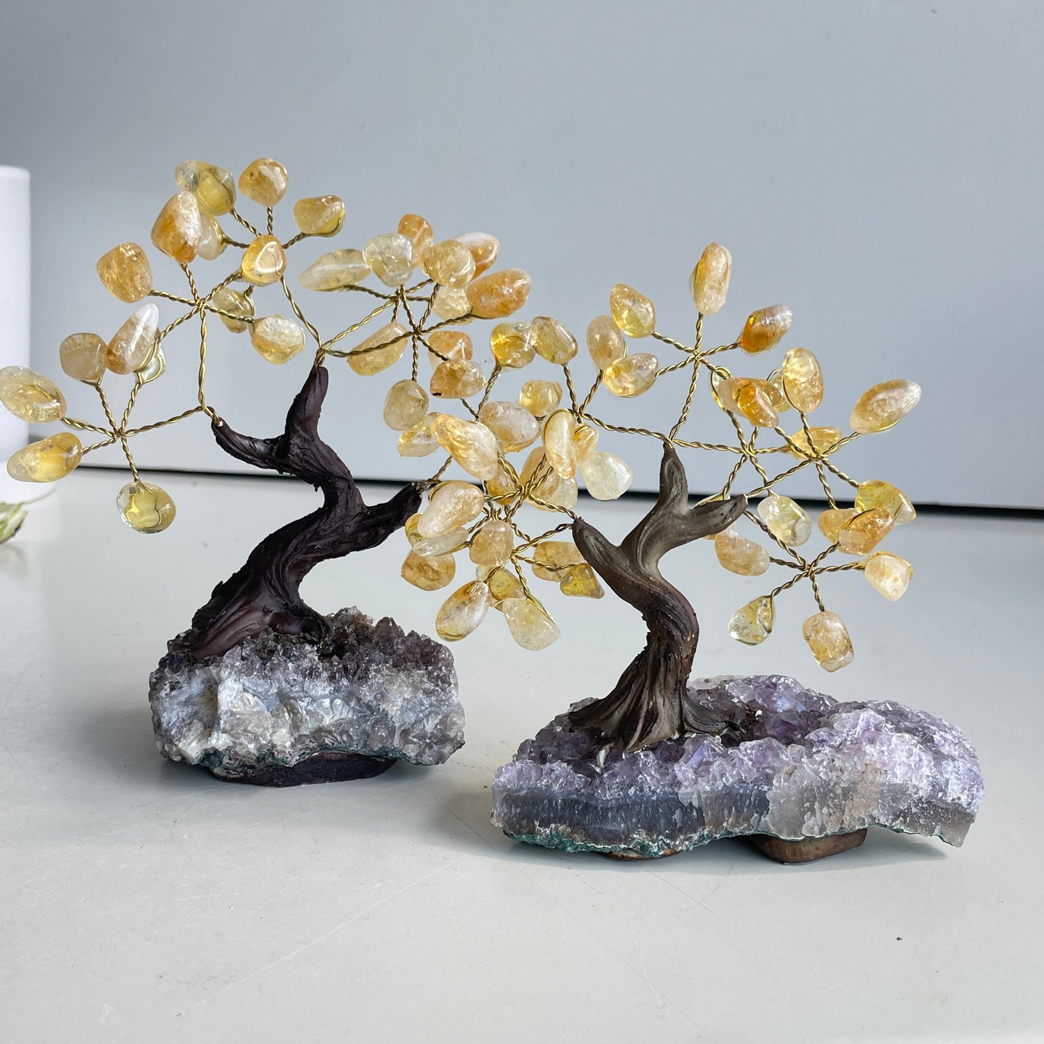Crystal Tree With Amethyst Cluster Base