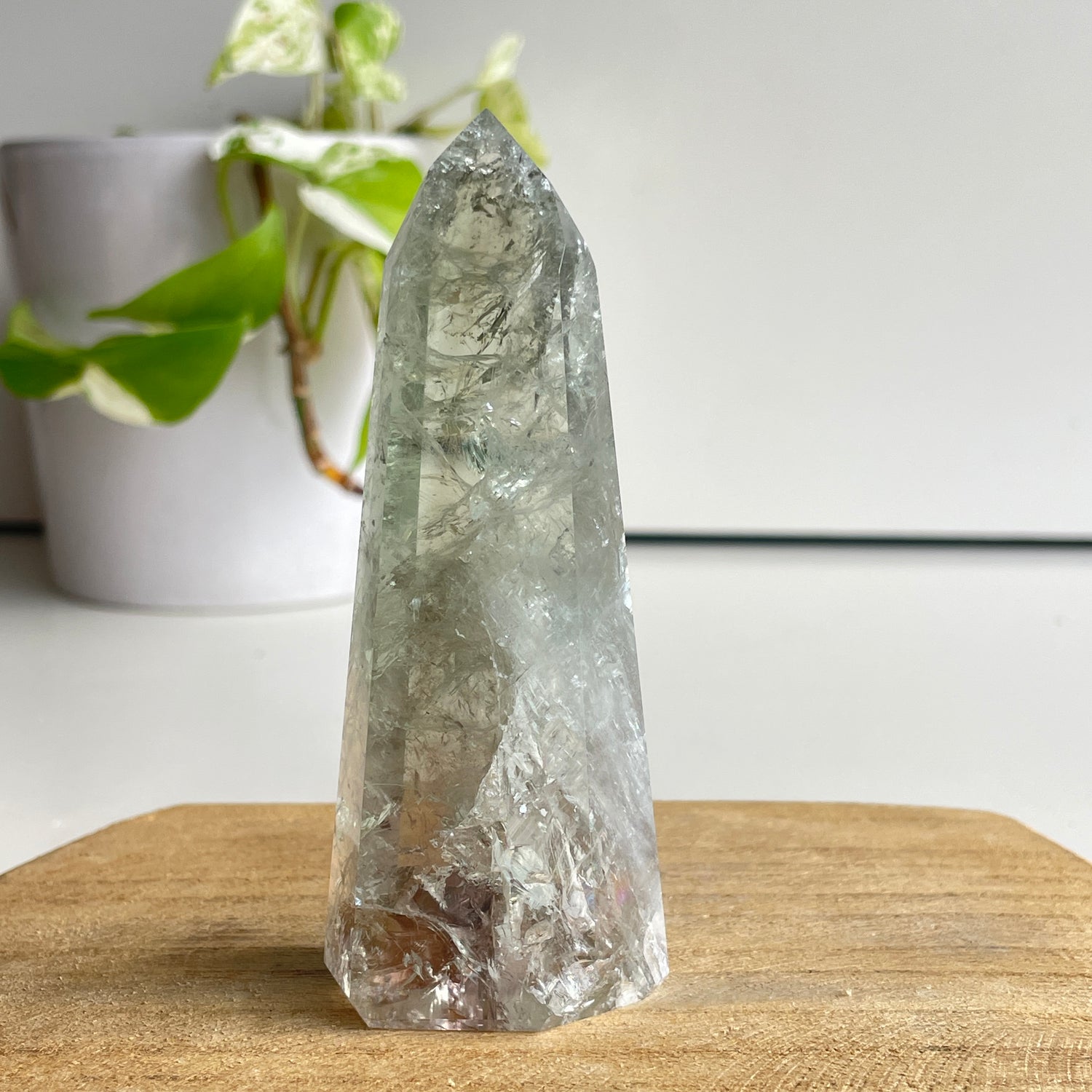 Green Amethyst ( Prasiolite ) Generator 10.2cm
