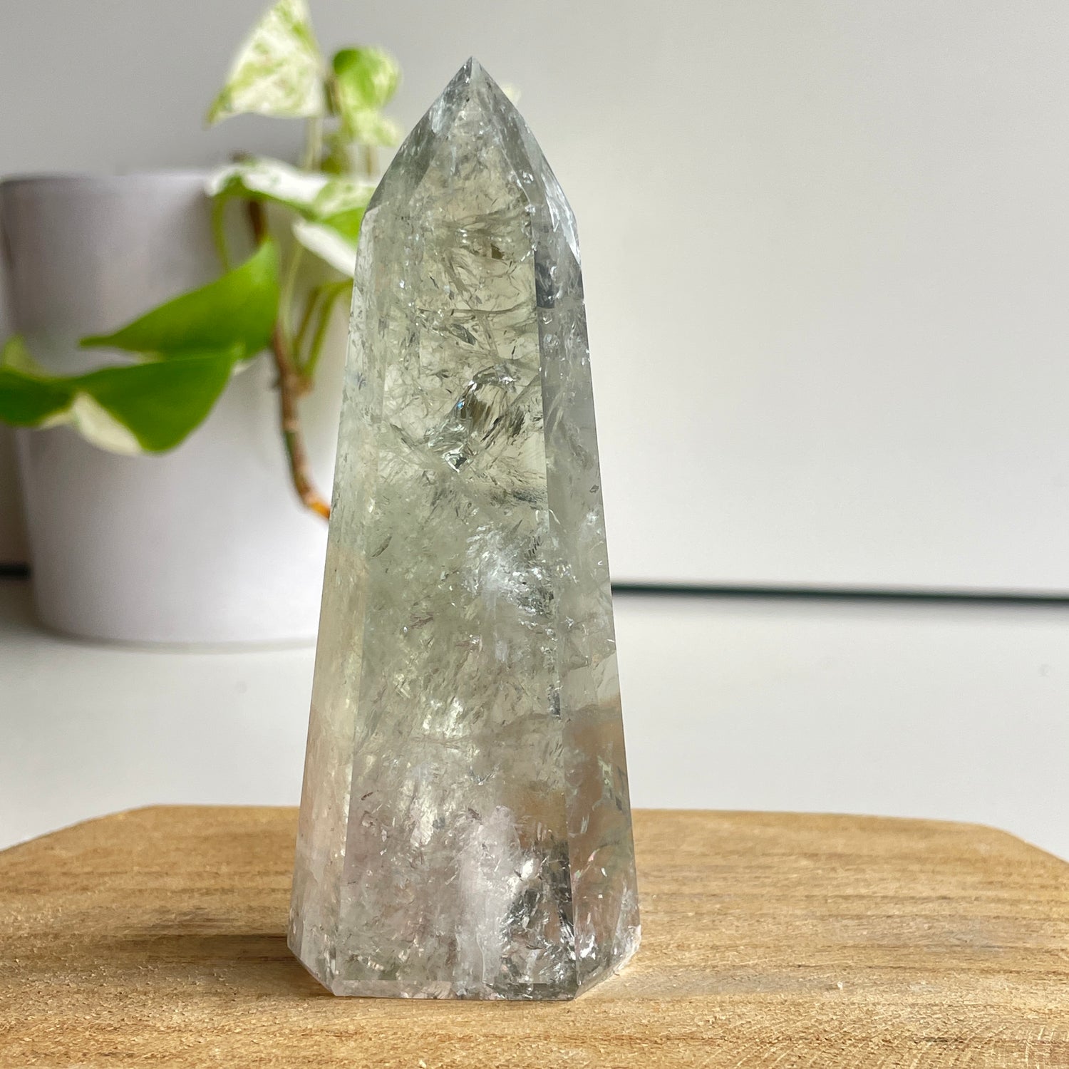 Green Amethyst ( Prasiolite ) Generator 10.2cm
