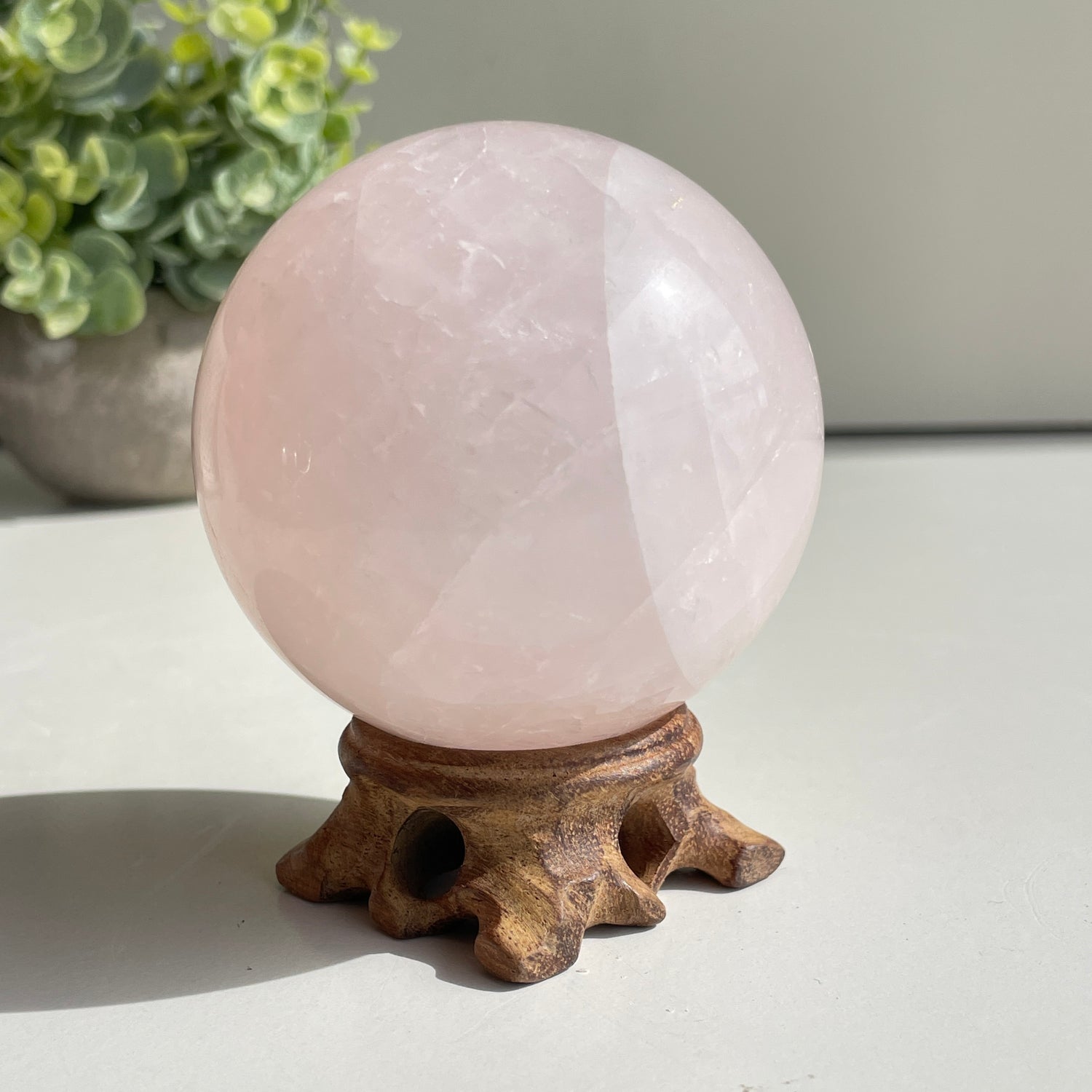 Rose Quartz Sphere 7.2cm