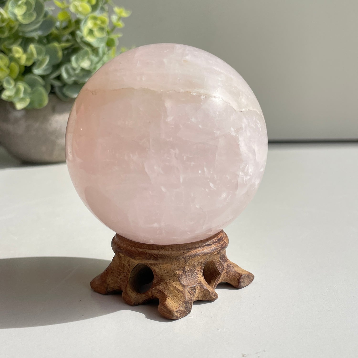Rose Quartz Sphere 7.2cm