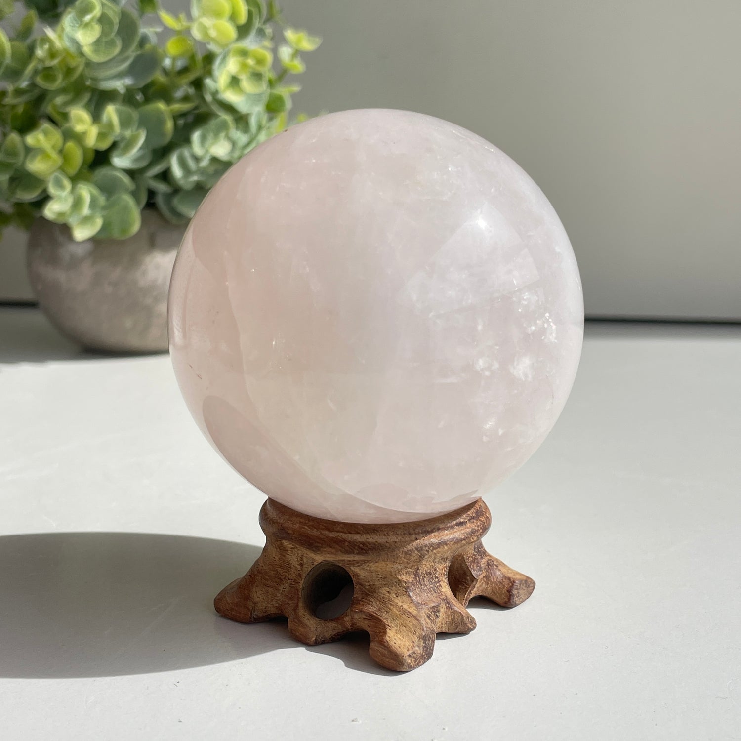 Rose Quartz Sphere 7.5cm