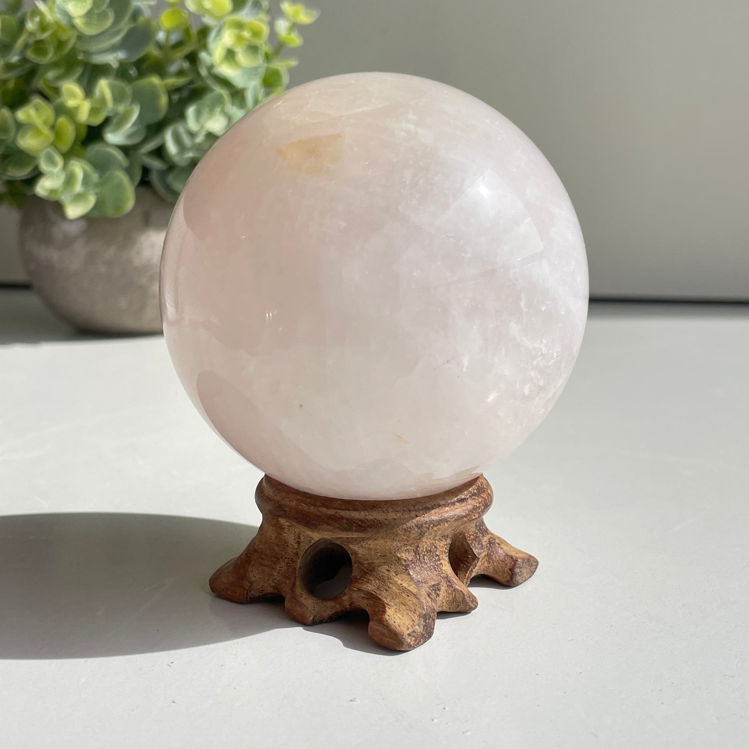 Rose Quartz Sphere 7.5cm