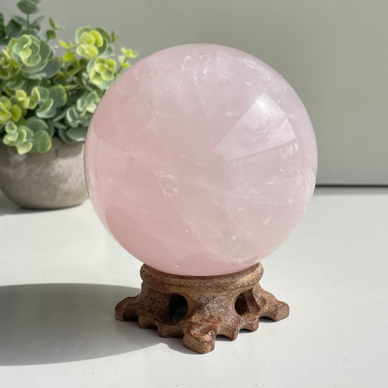 Rose Quartz Sphere 9.6cm
