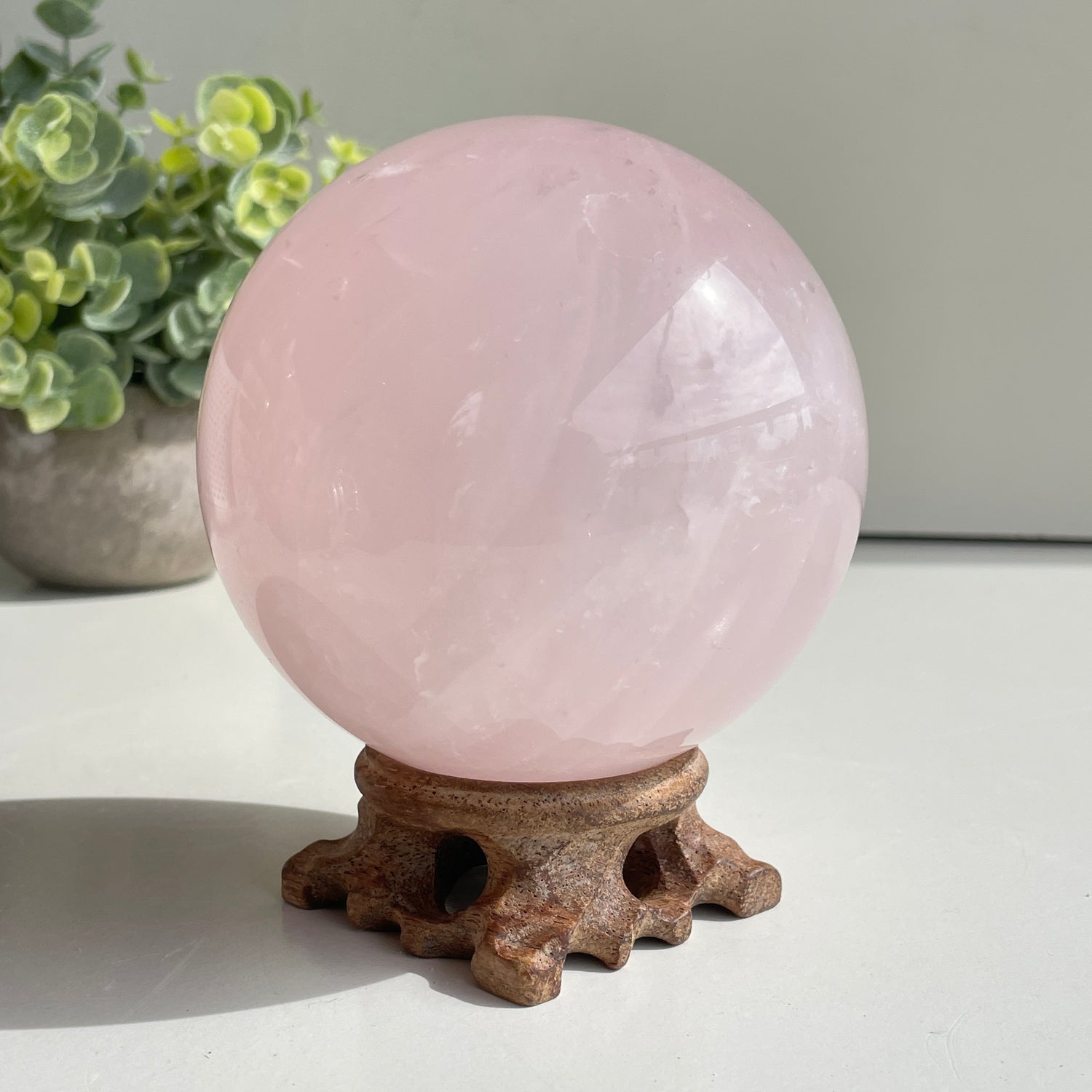 Rose Quartz Sphere 9.6cm