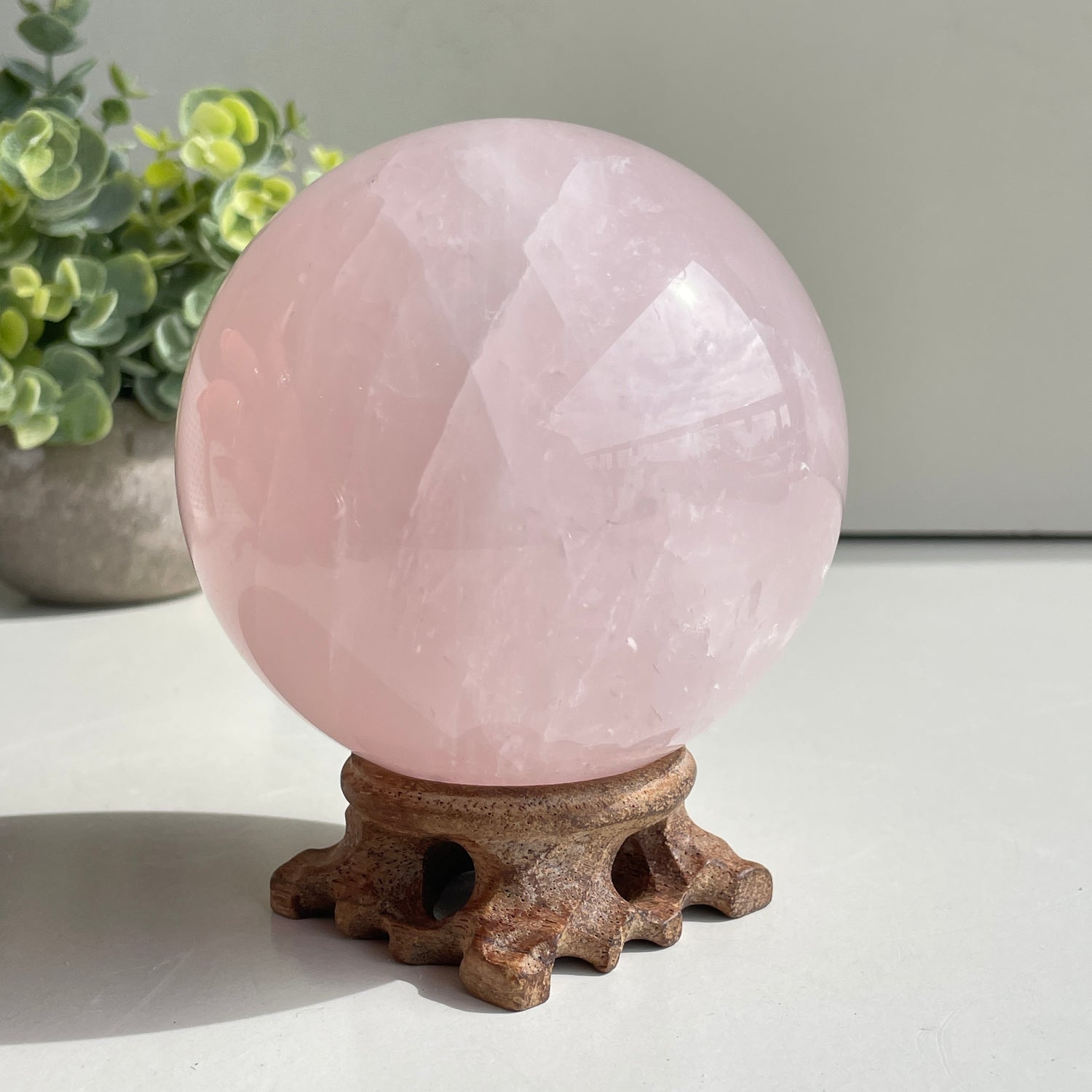 Rose Quartz Sphere 9.6cm
