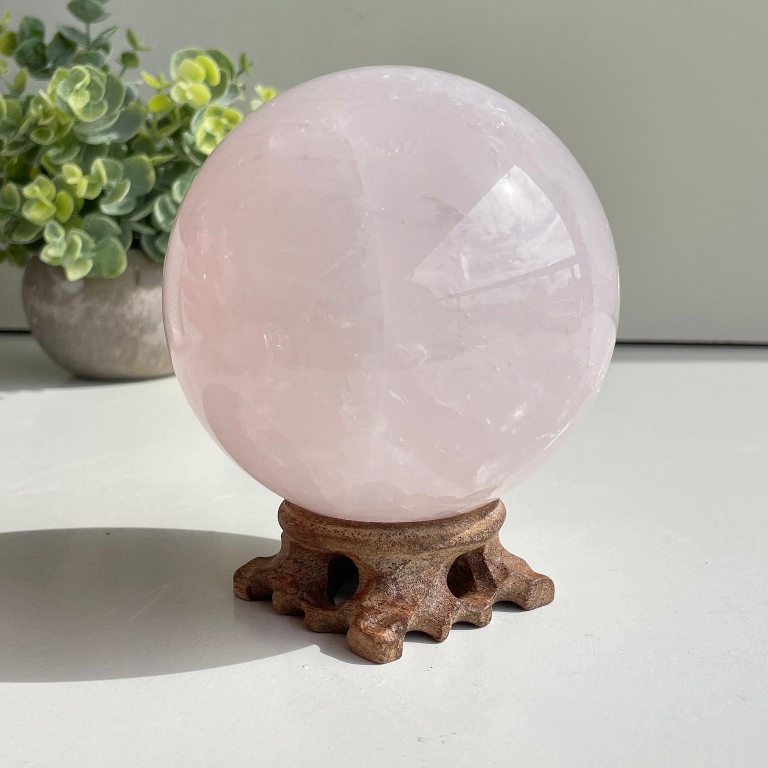 Rose Quartz Sphere 10cm