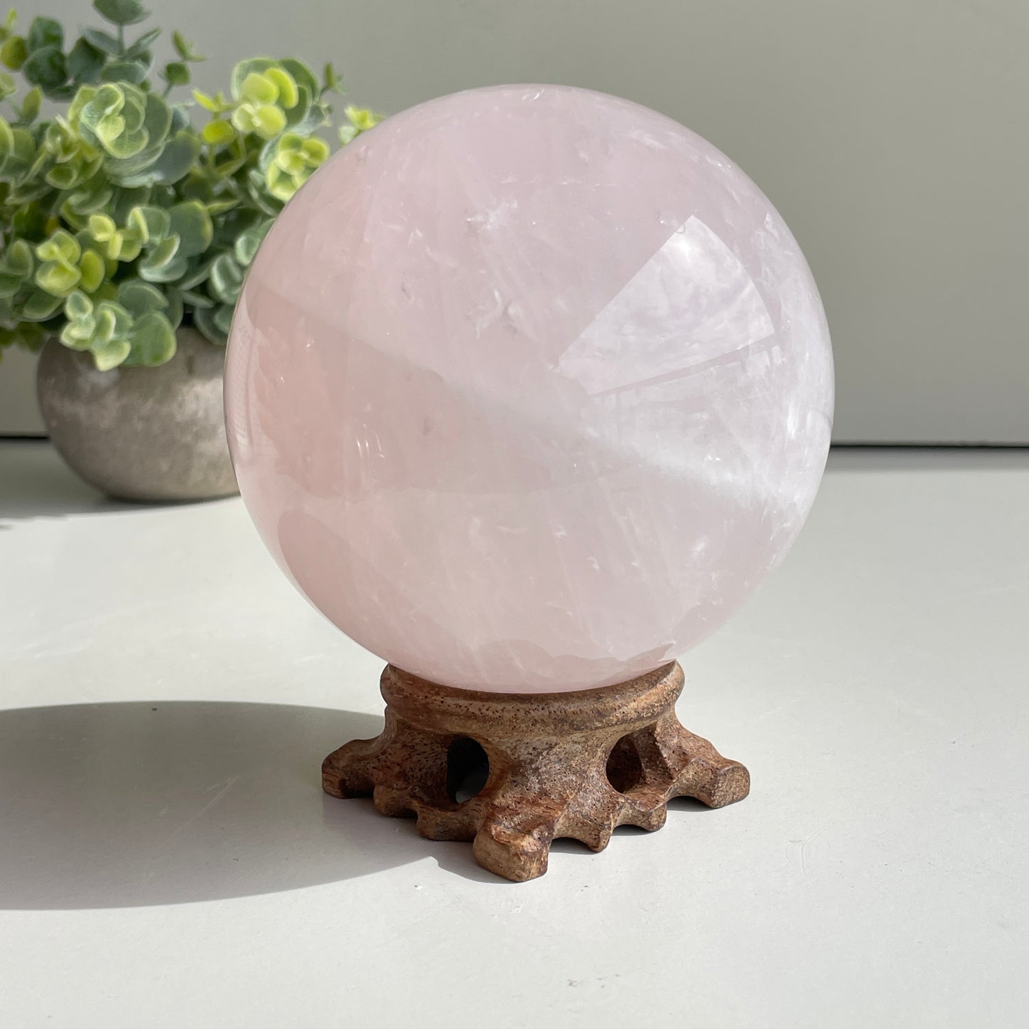 Rose Quartz Sphere 10cm