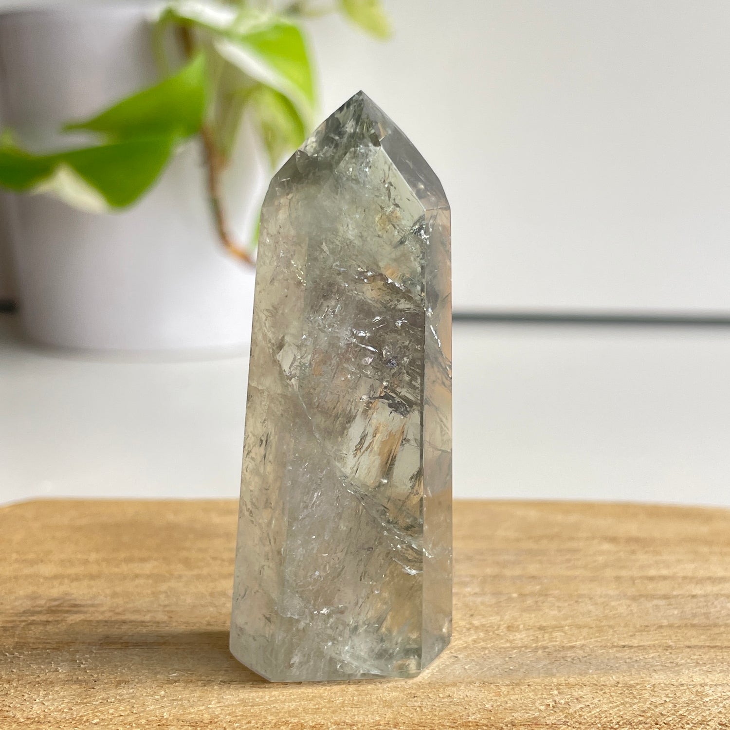 Green Amethyst ( Prasiolite ) Generator 6.8cm
