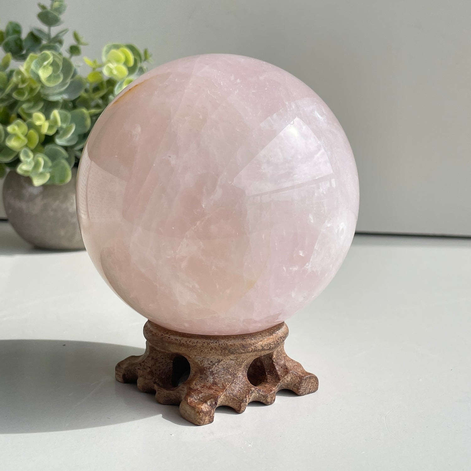 Rose Quartz Sphere 9.9cm