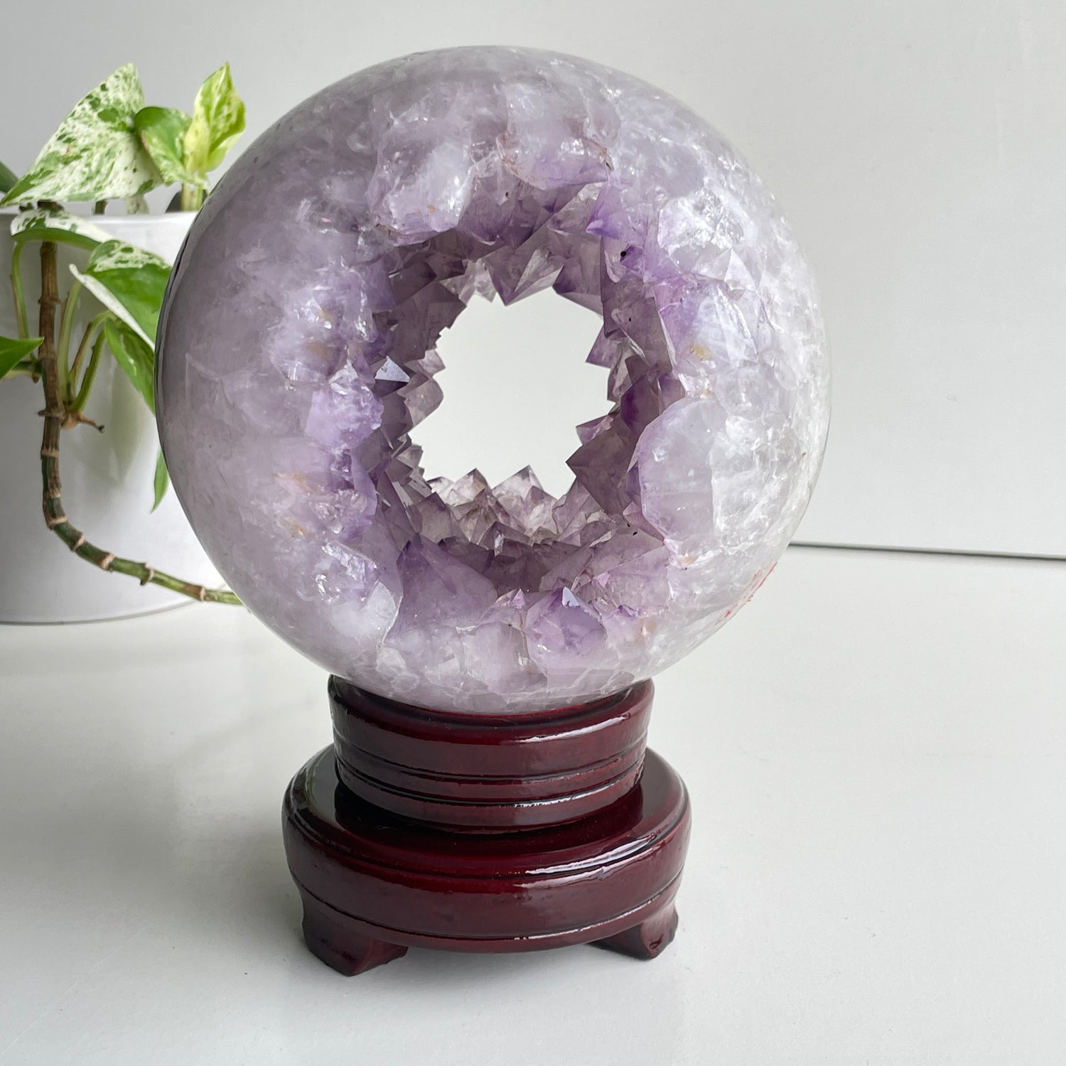 Amethyst Geode Sphere 14cm