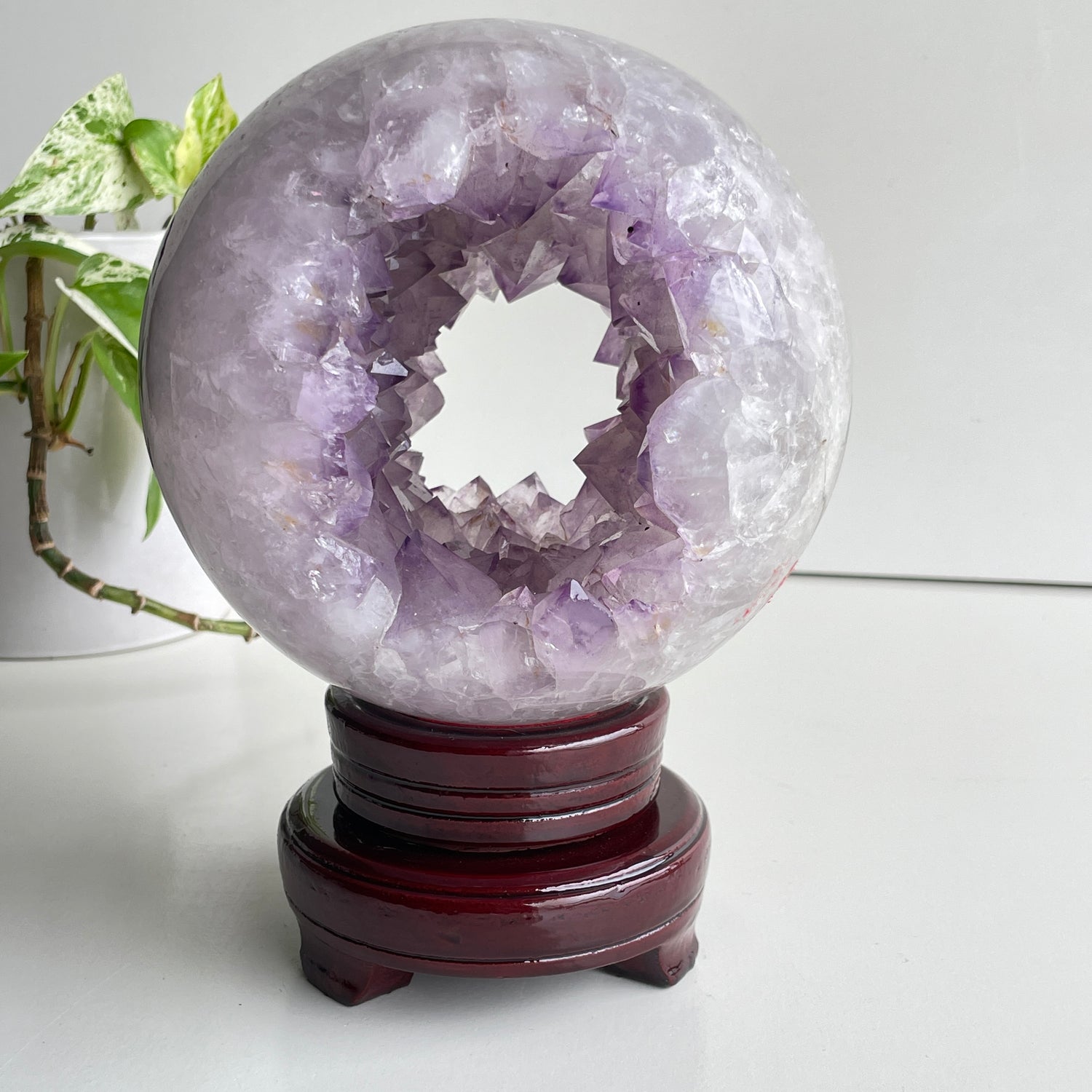 Amethyst Geode Sphere 14cm
