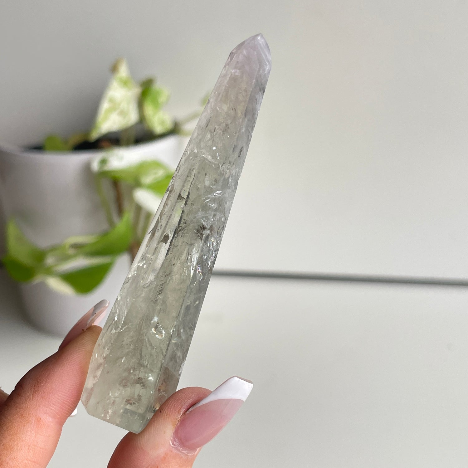 Green Amethyst ( Prasiolite ) Generator 8.7cm