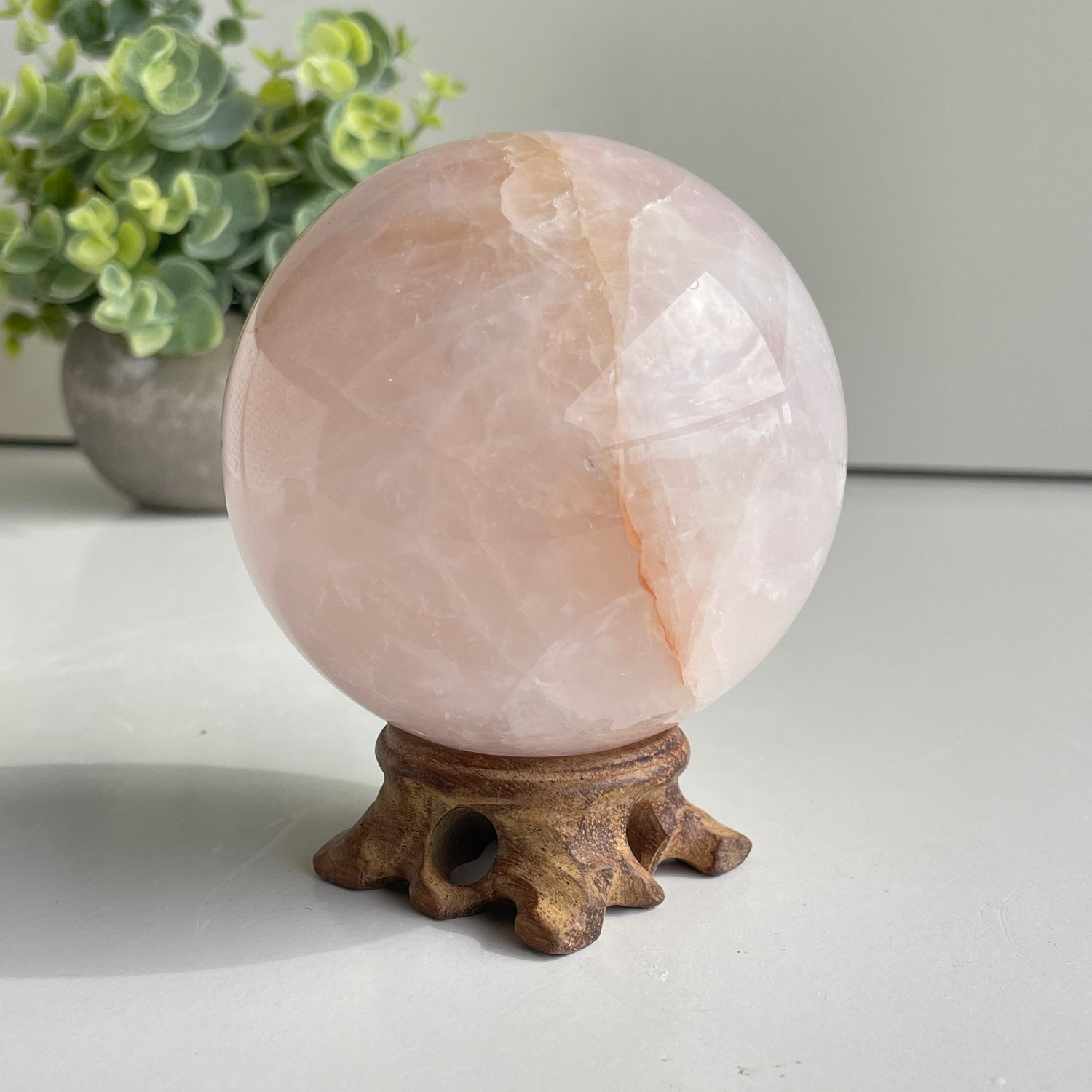 Rose Quartz Sphere 8.3cm