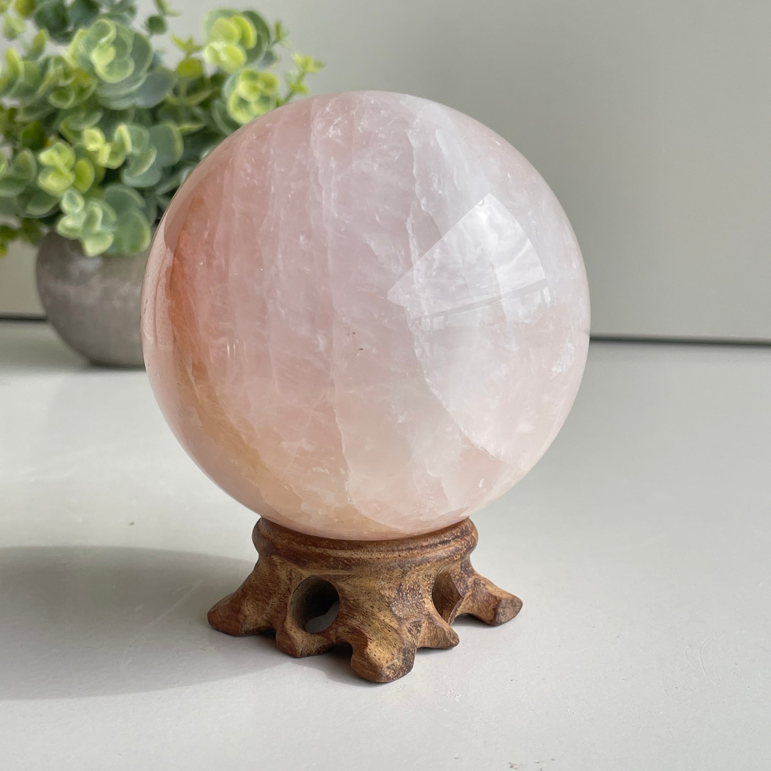Rose Quartz Sphere 8.3cm